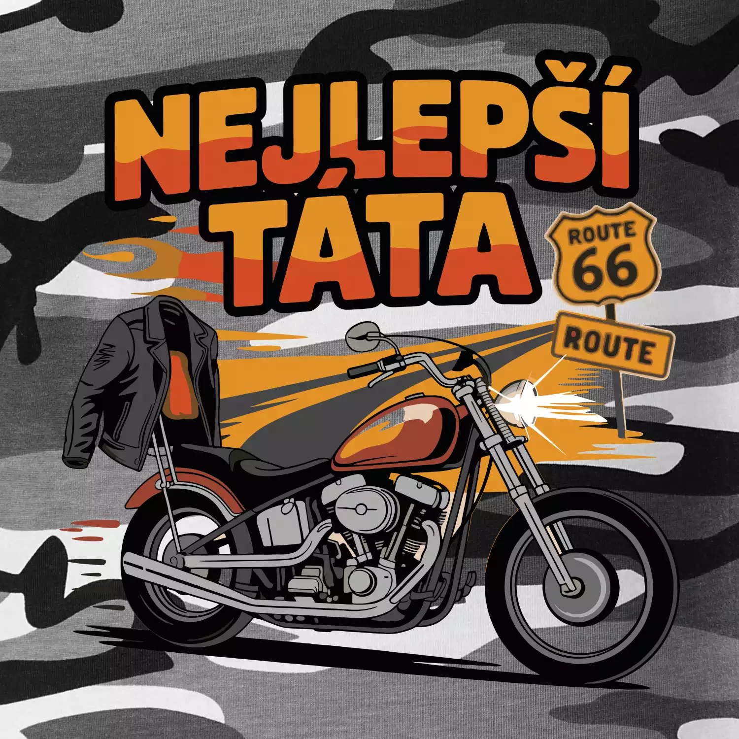 Nejlepší táta - motorka - chopper