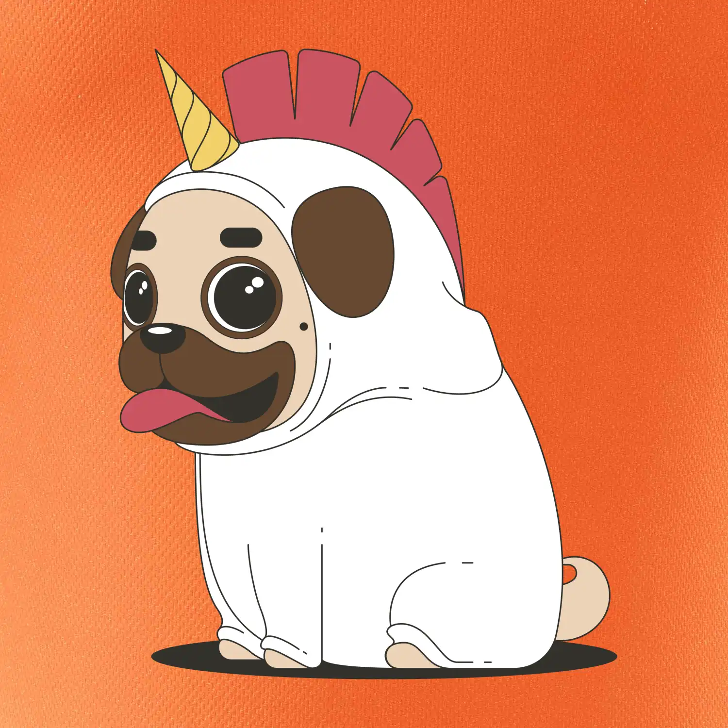 Mops a jednorožec