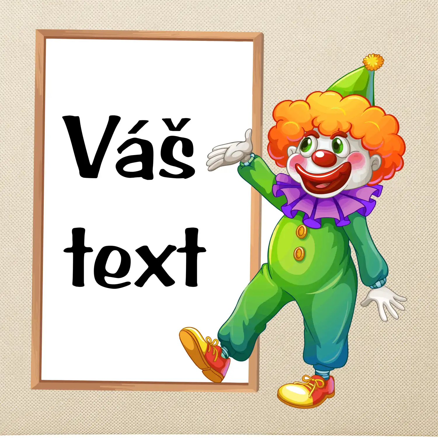 Klaun - Váš text