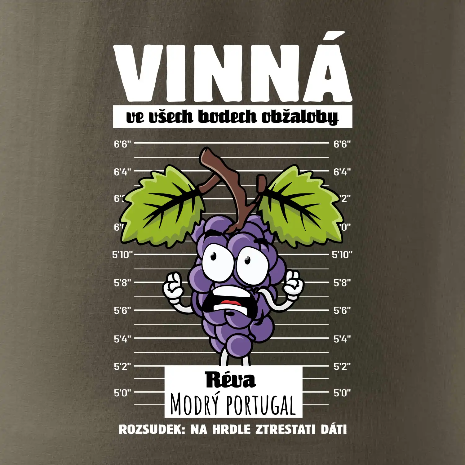 Vinná réva odsouzena Modrý portugal