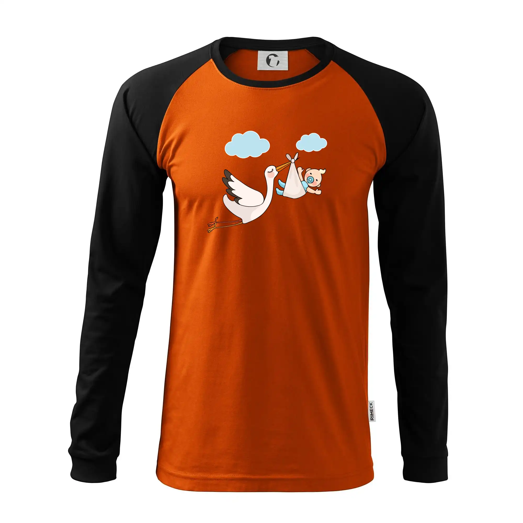 Čáp čekáme miminko - kluk