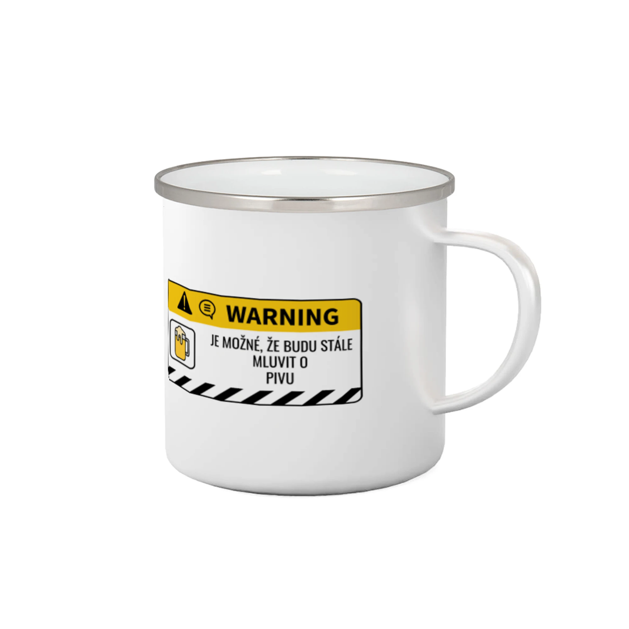 Warning mluvení - pivo
