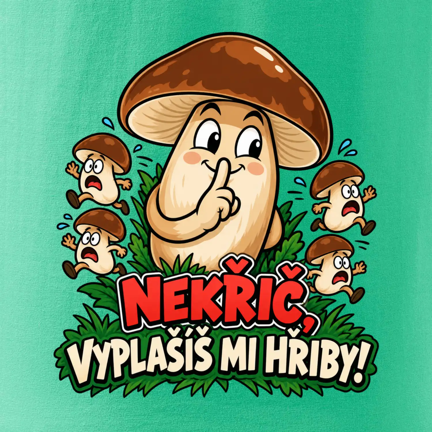 Nekřič, vyplašíš mi hřiby