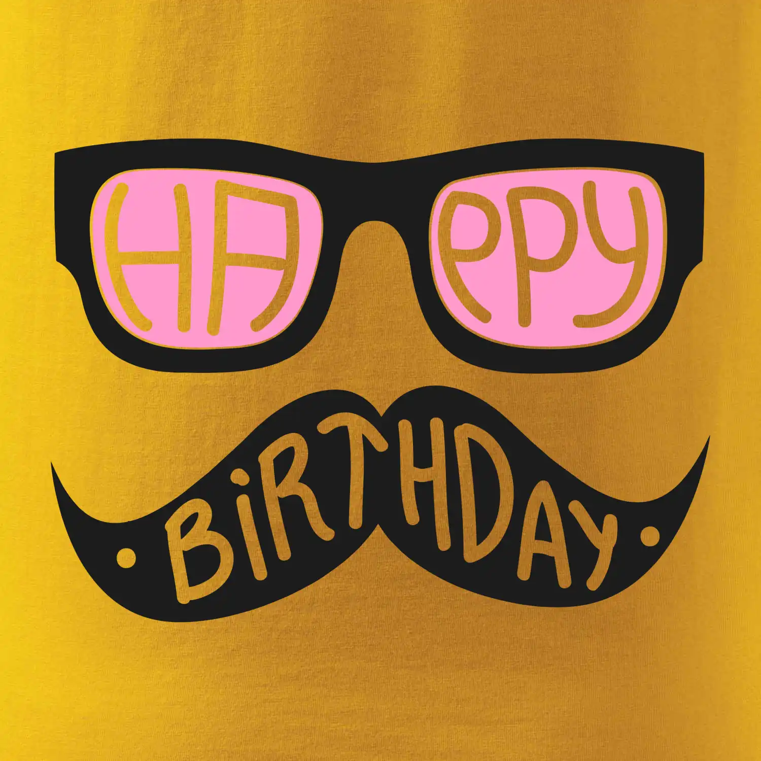 Mustache narozeniny - brýle