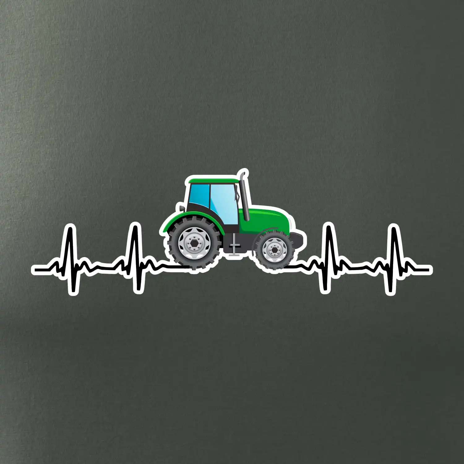 Traktor barevný ekg