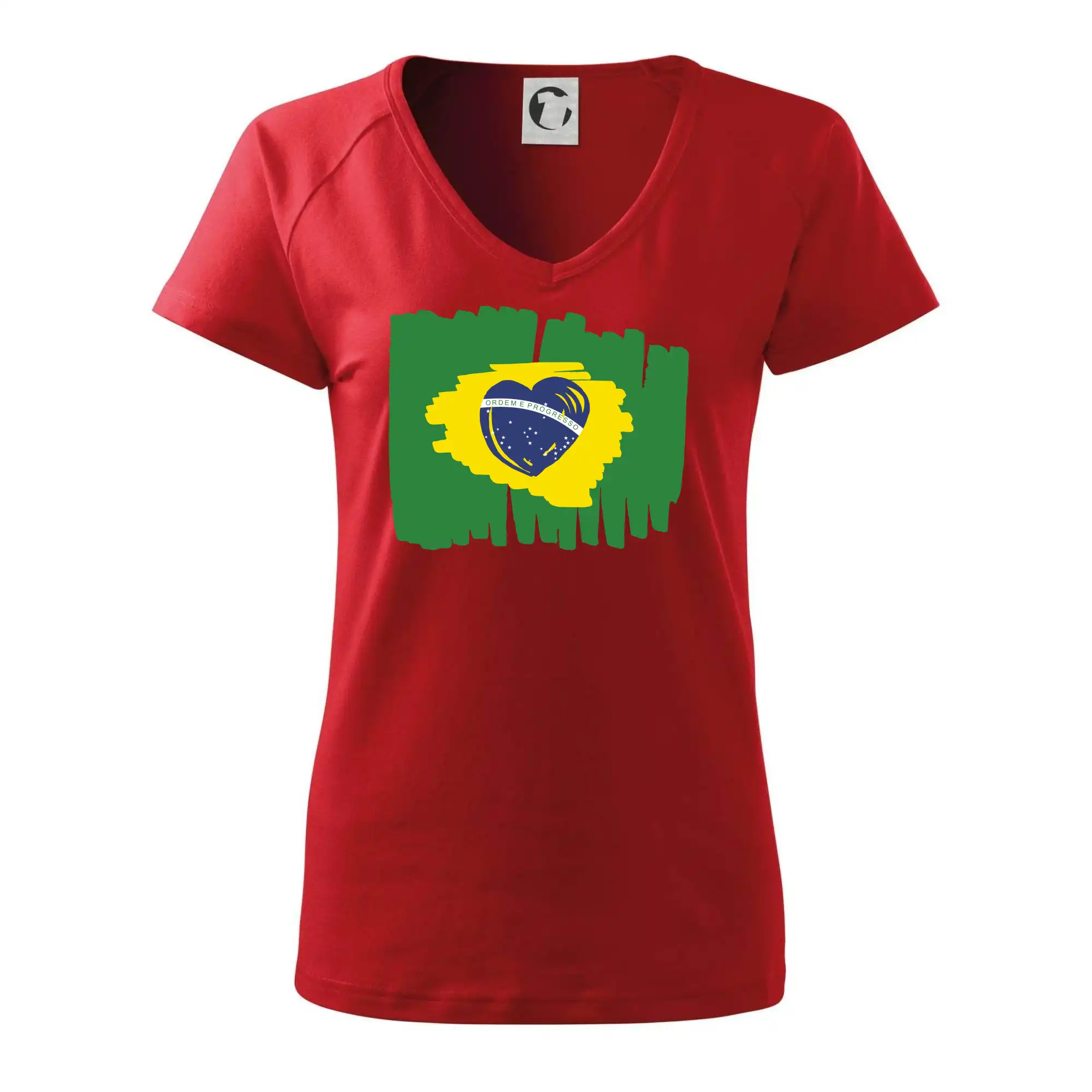 Brazílie vlajka srdce