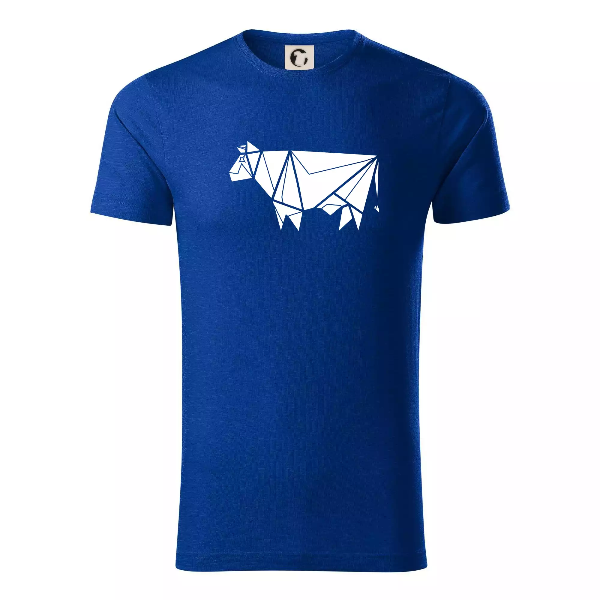 Origami kráva z boku