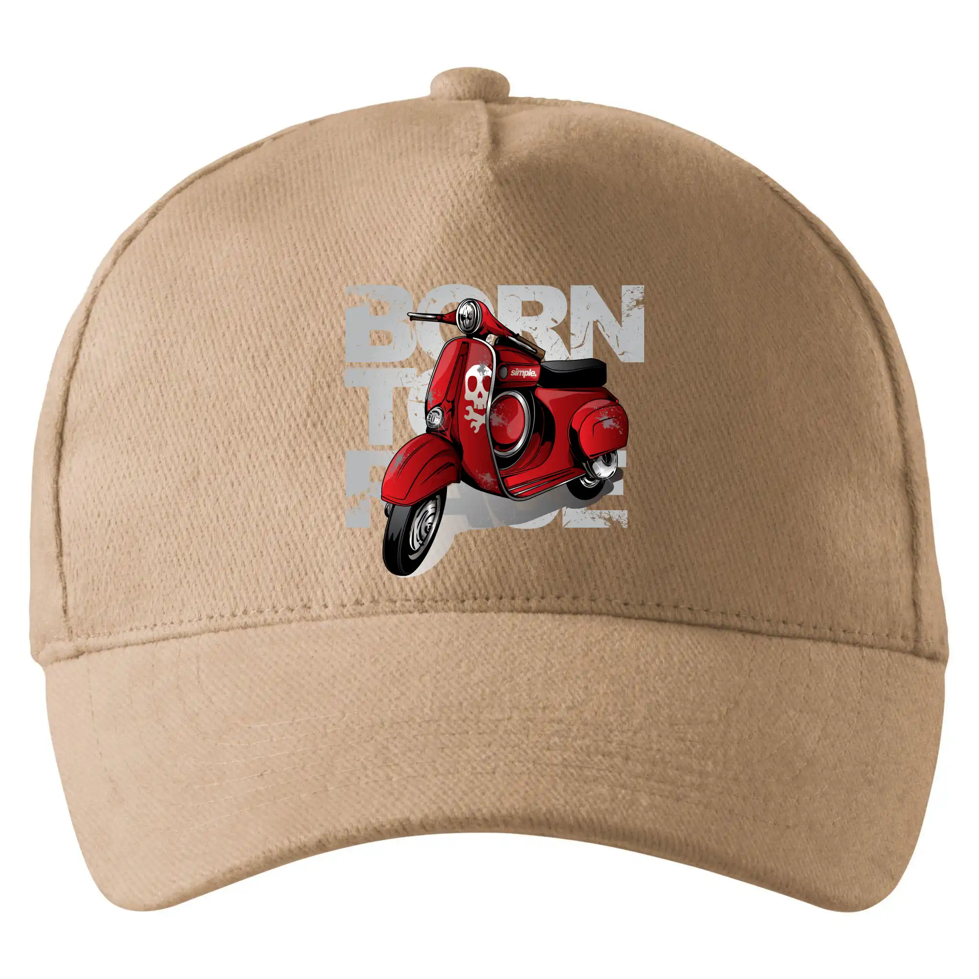 Scooter born to ride red