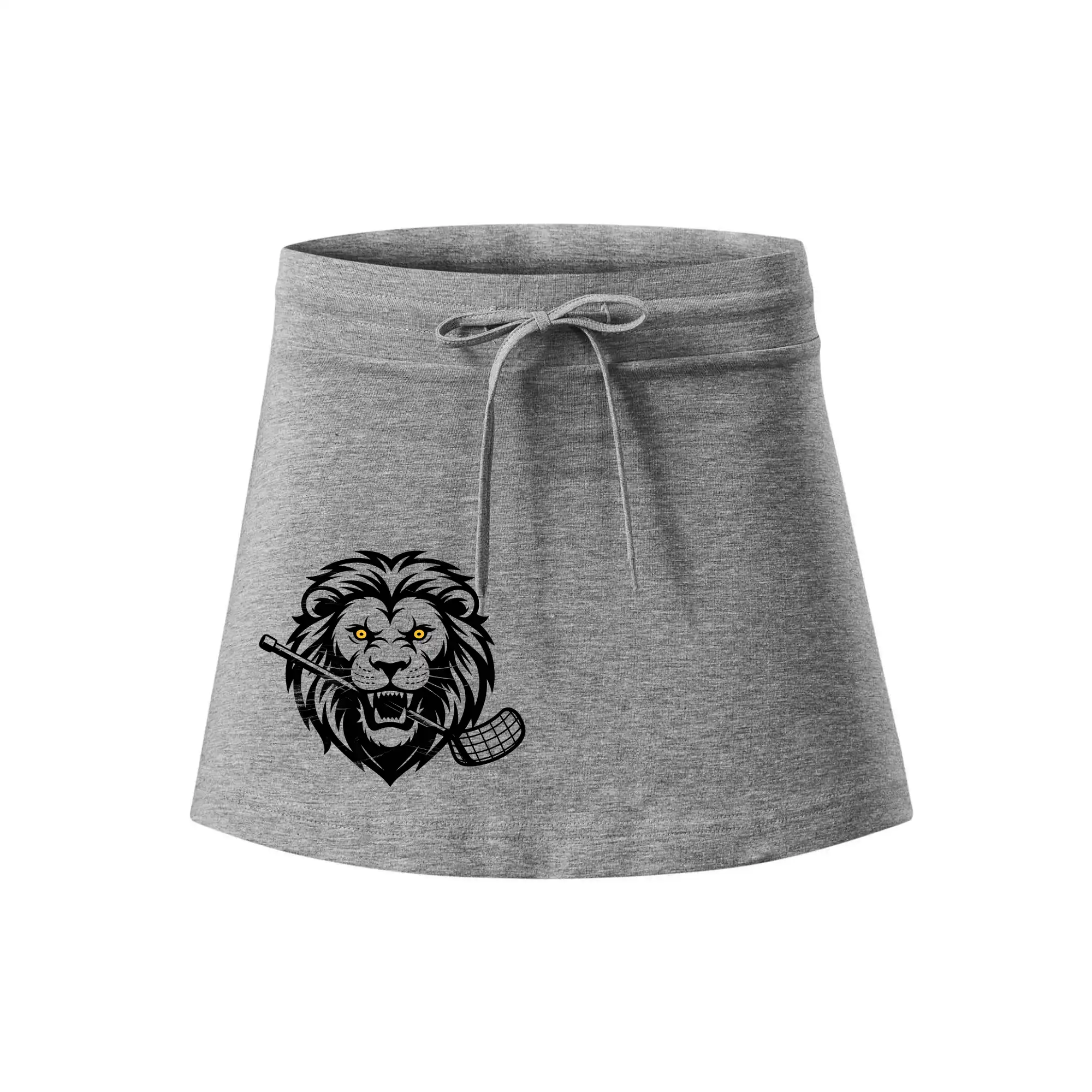 Floorball - Lev s hokejkou v tlamě