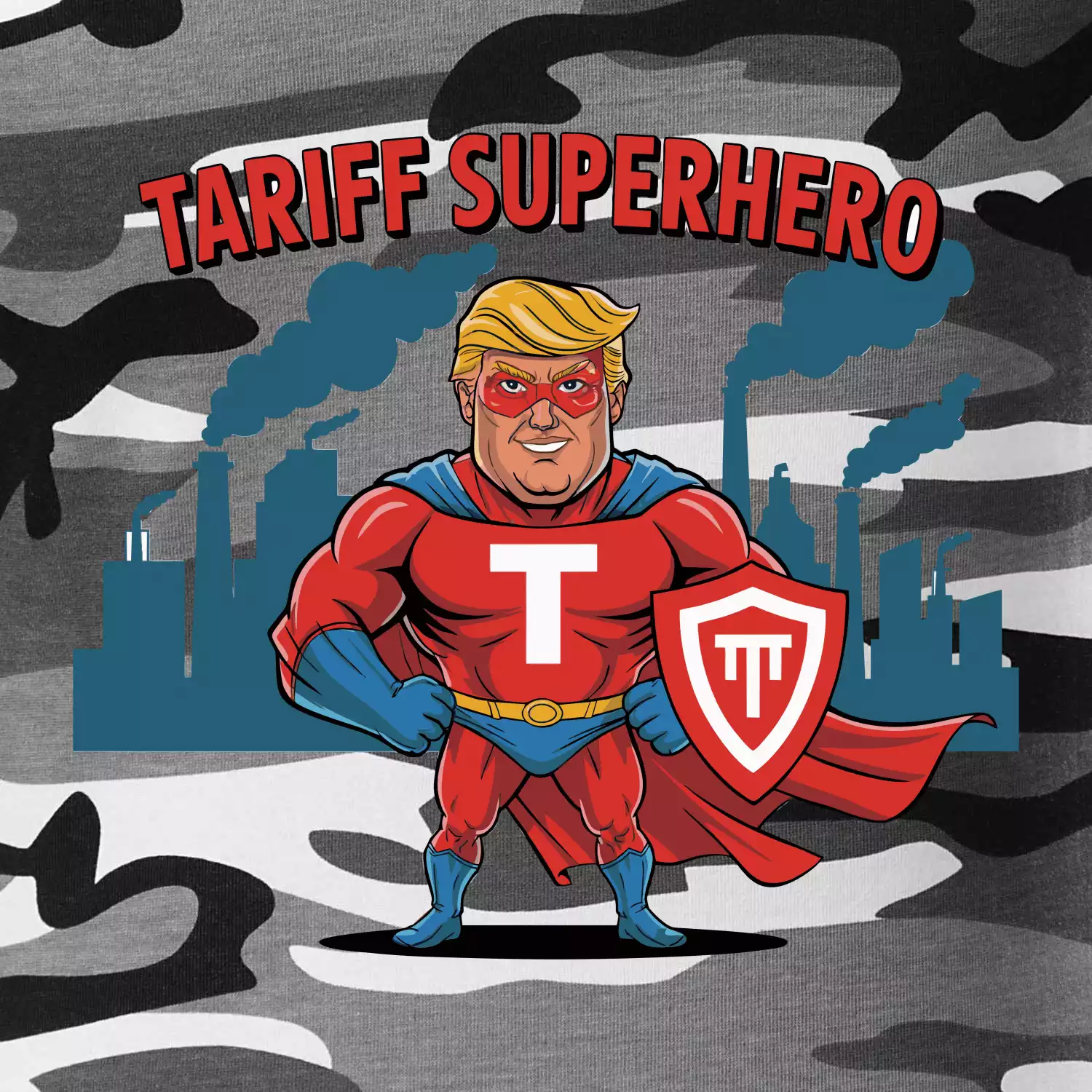 Tariff Superhero Trump