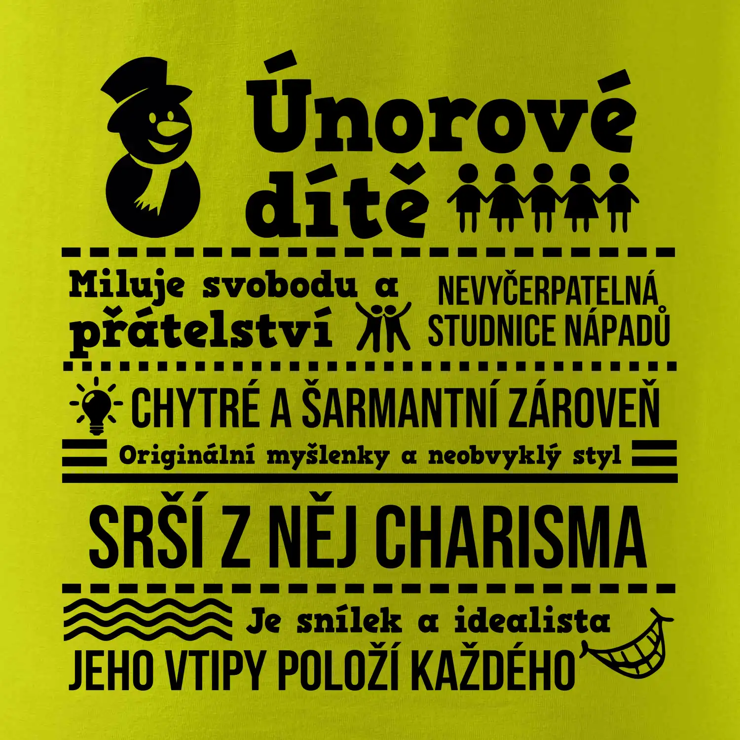 Narozeniny únor