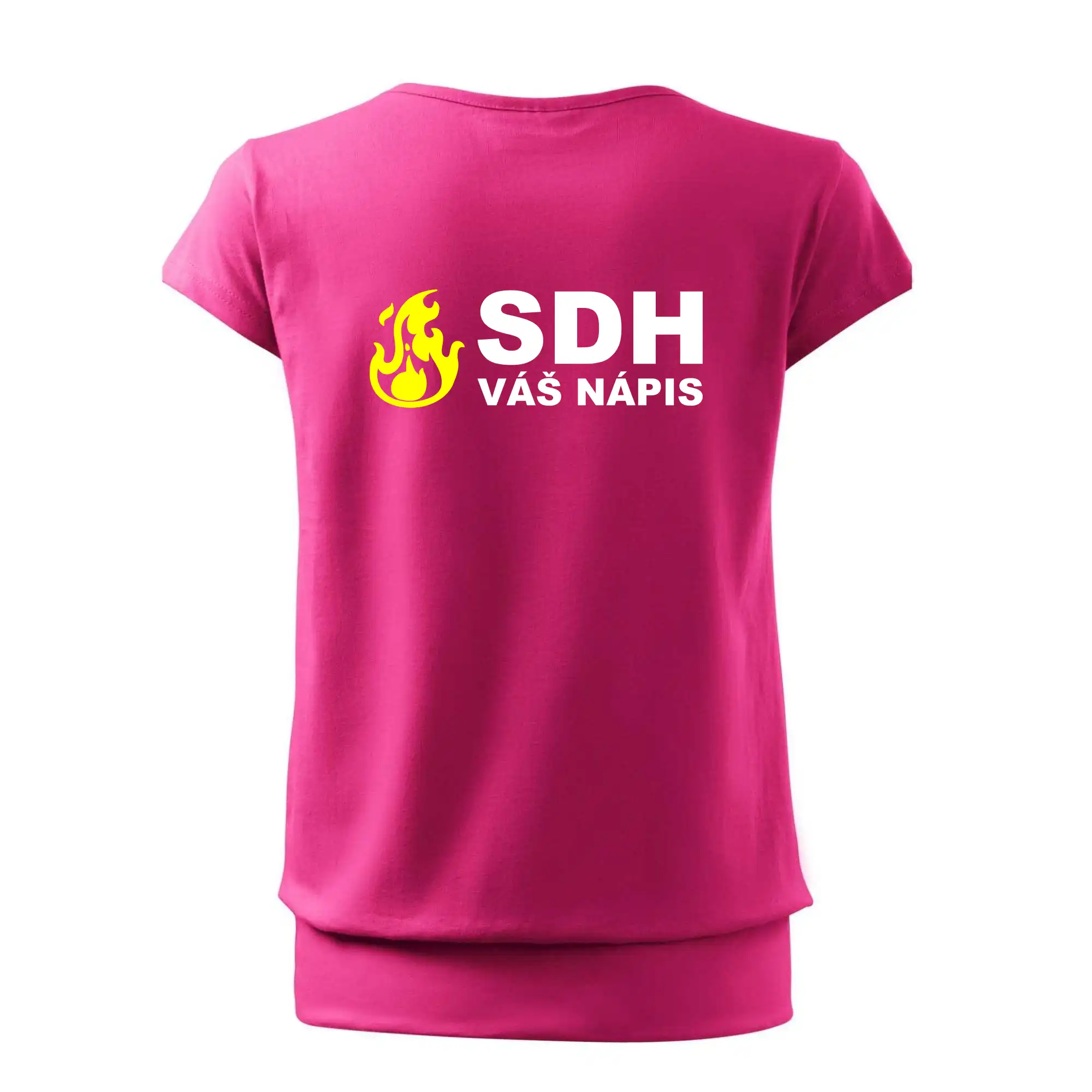 SDH nápis (oheň, název sboru - vlastní nápis)