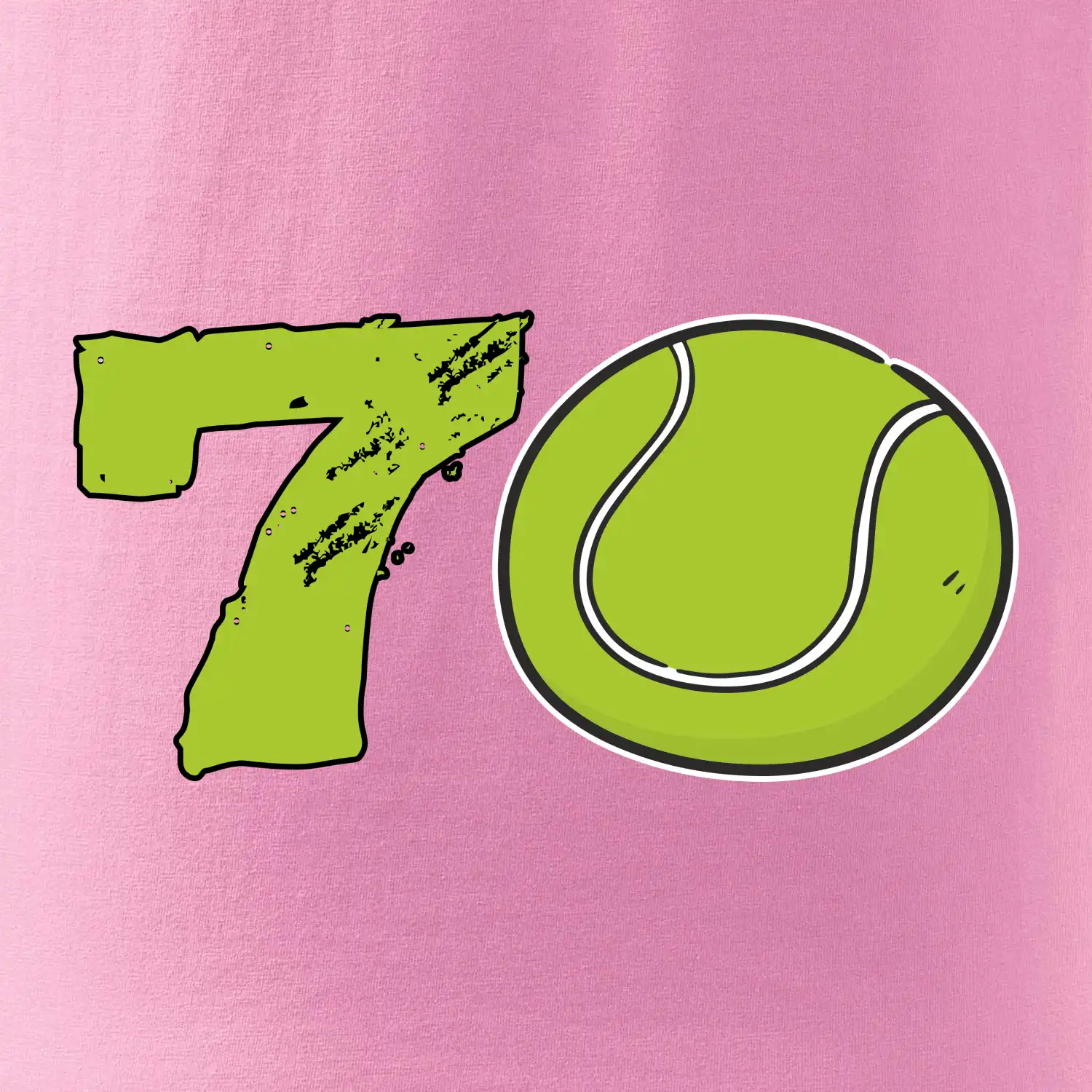 Tenis kulaté narozeniny 70