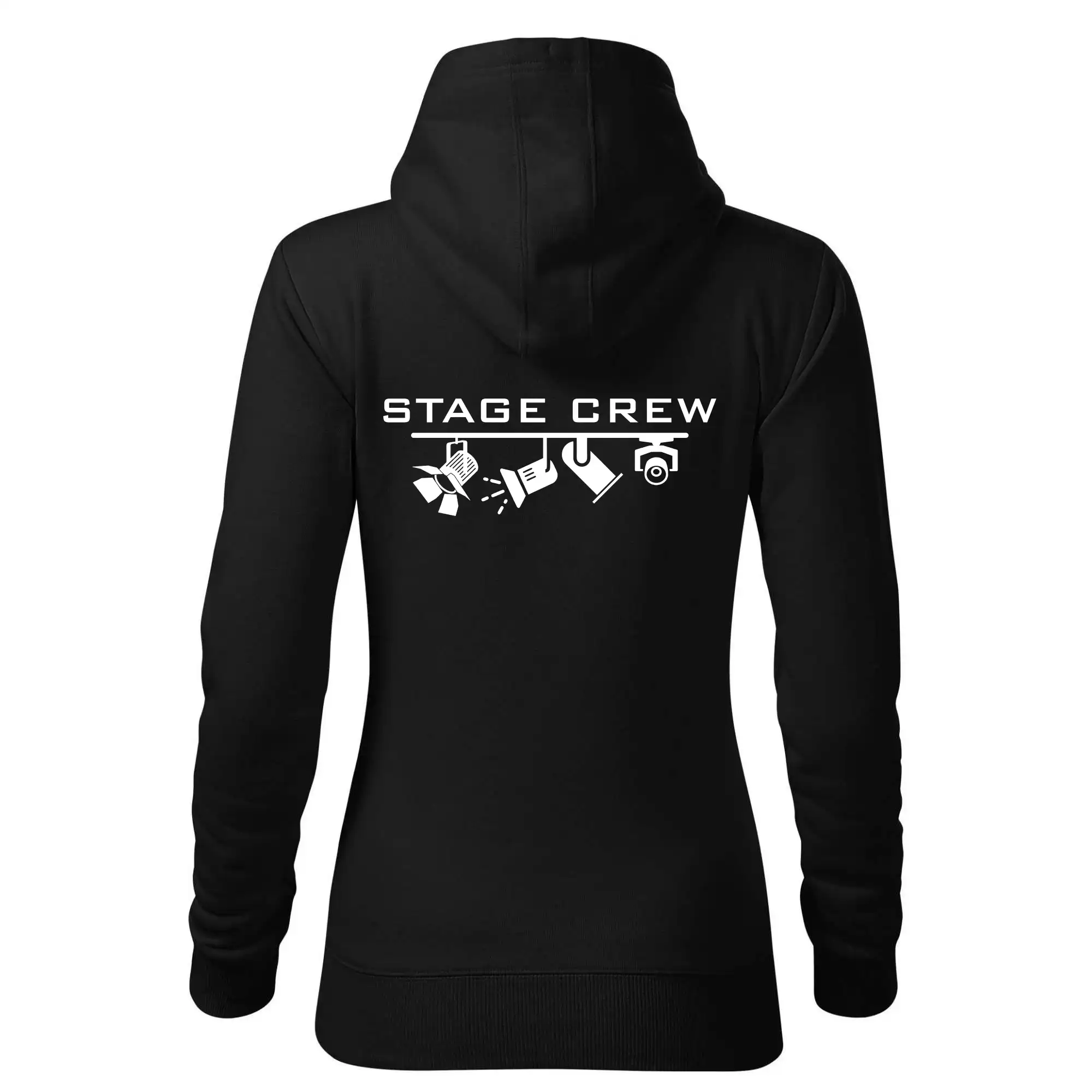 Jméno a nápis na zádech - stage crew