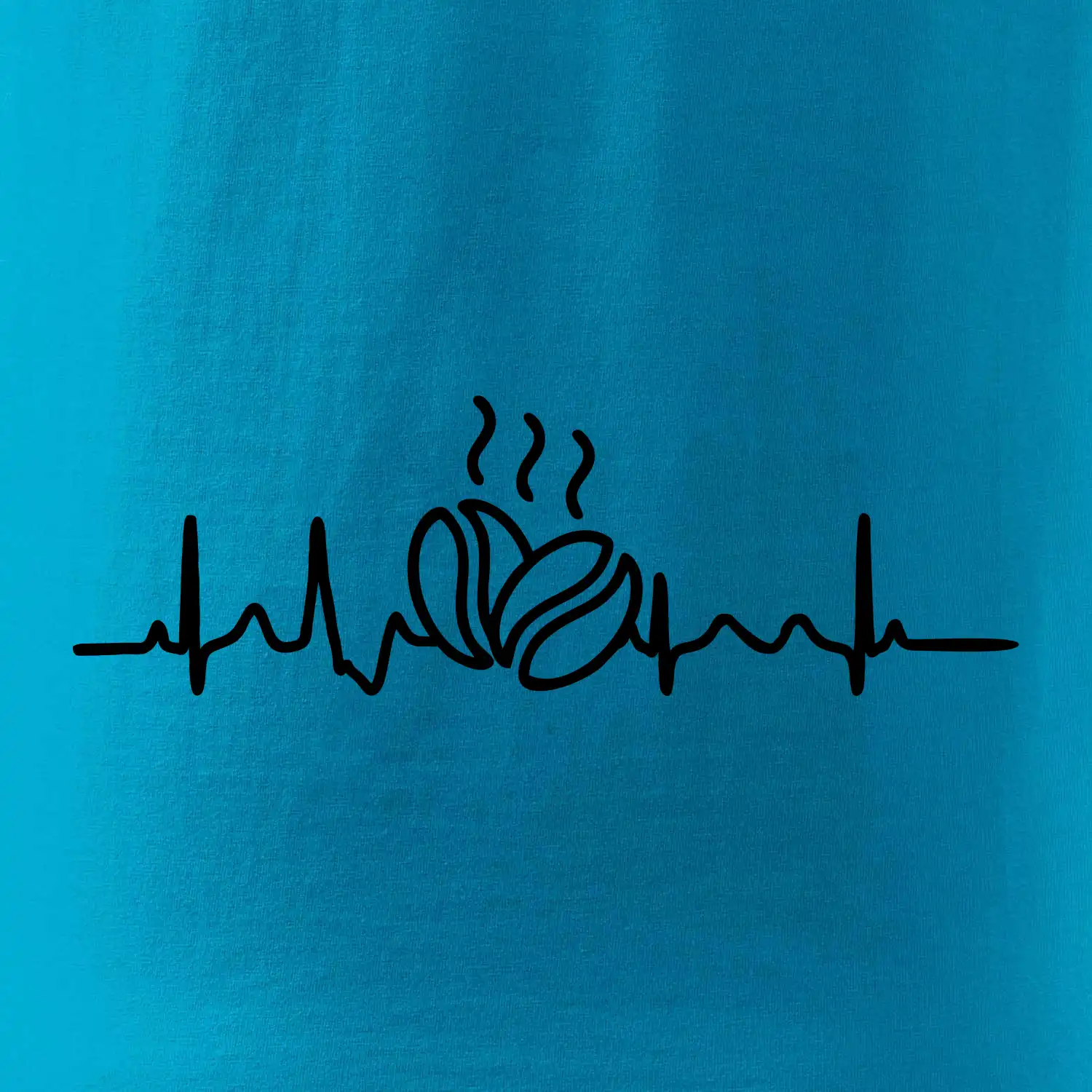EKG zrna kávy