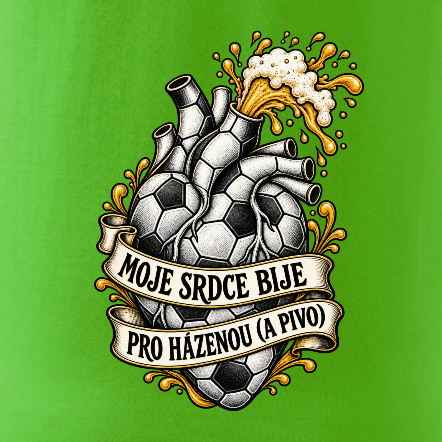 Moje srdce bije pro házenou a pivo