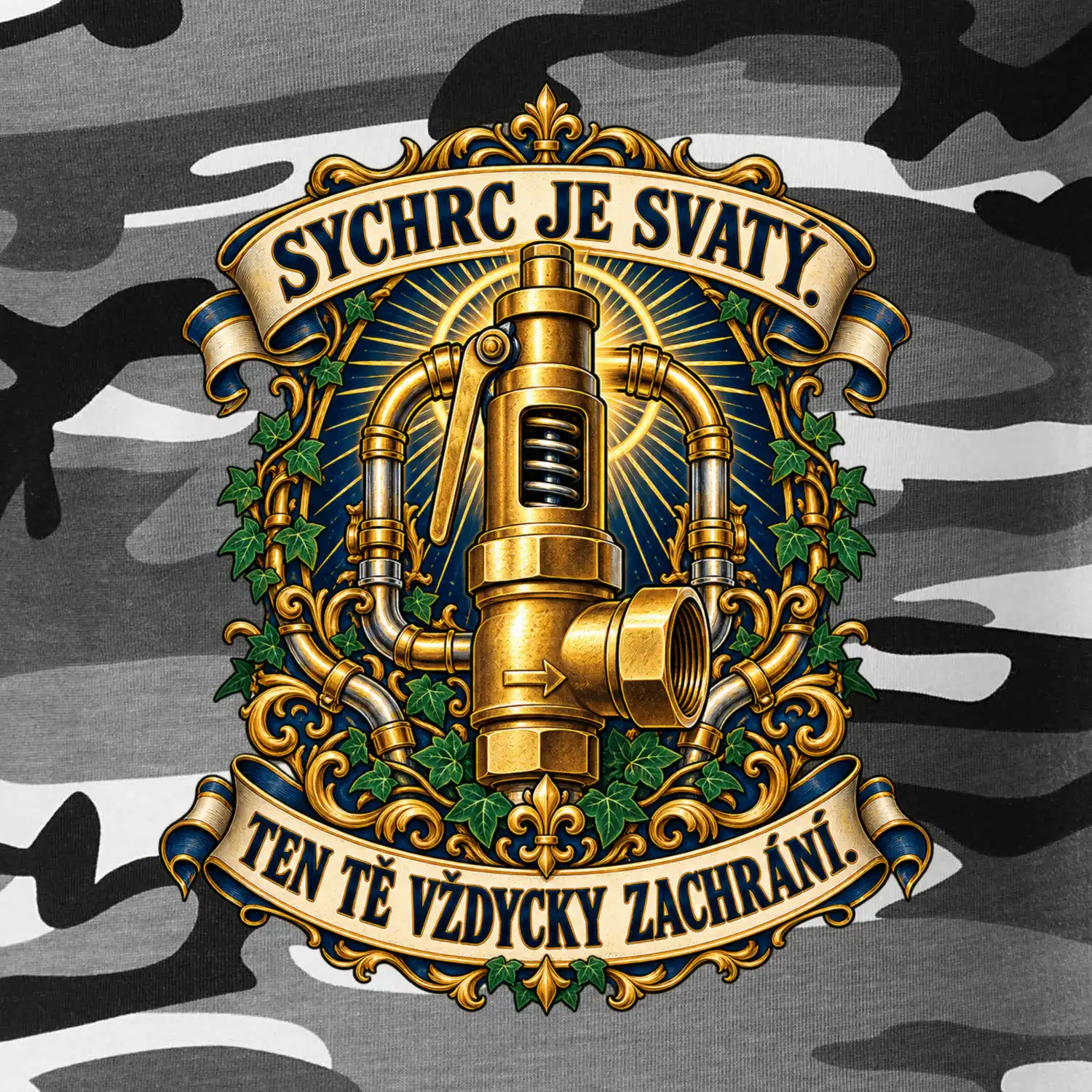 Posvátný mosazný pojistný ventil sychrc
