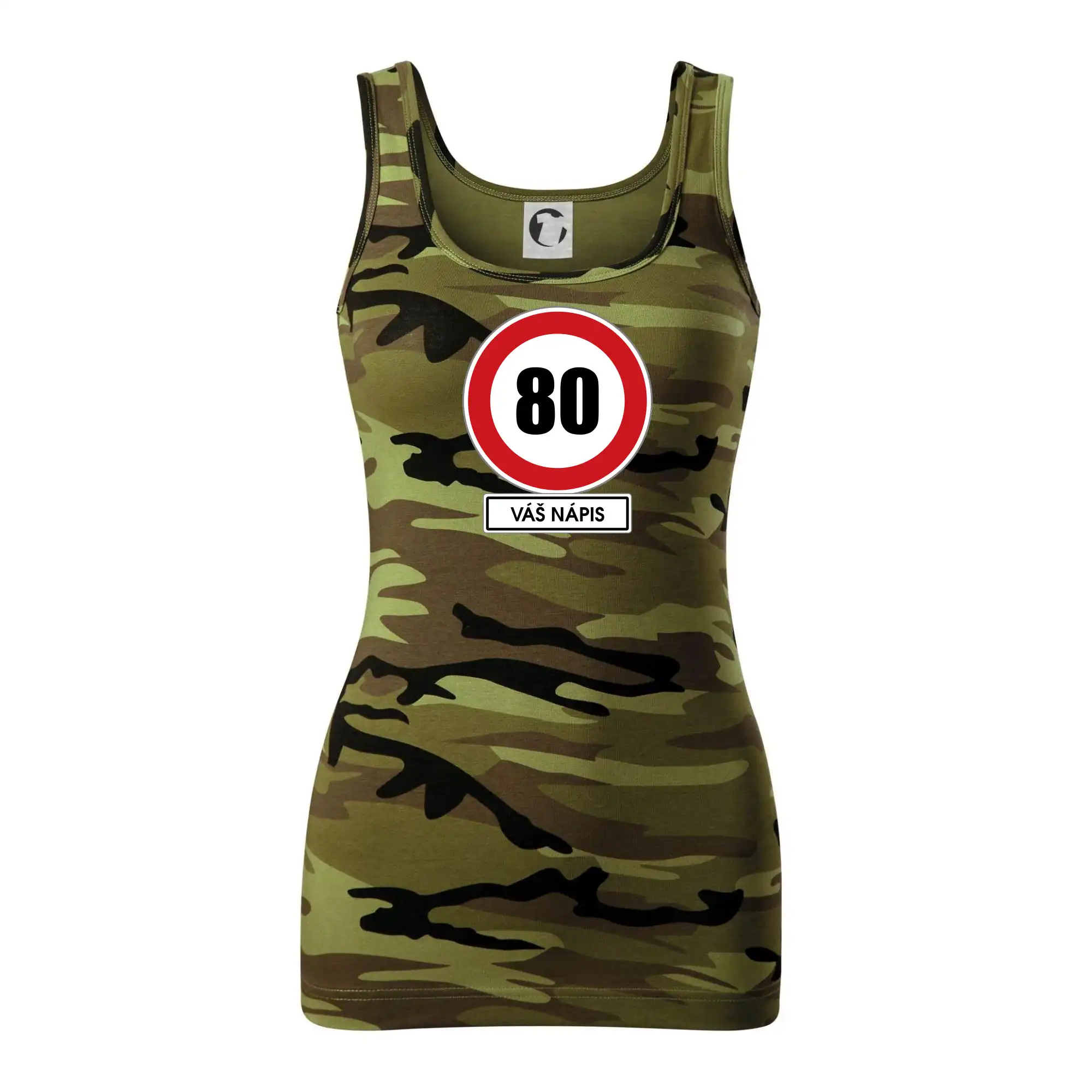 Dopravní značka - rychlost 80 - váš nápis