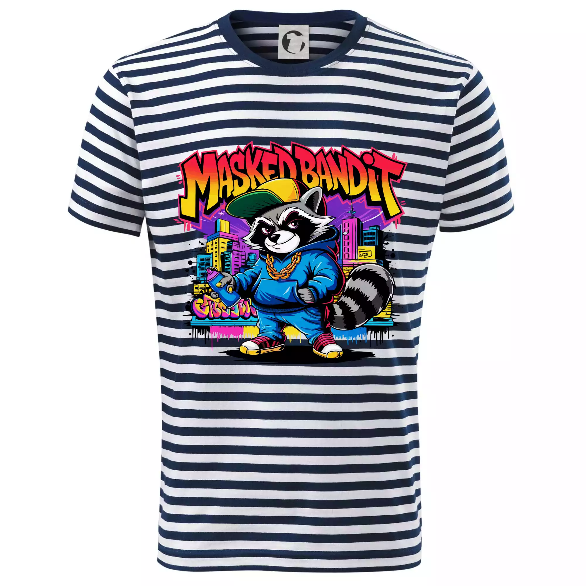 Mýval - masked bandit grafitti