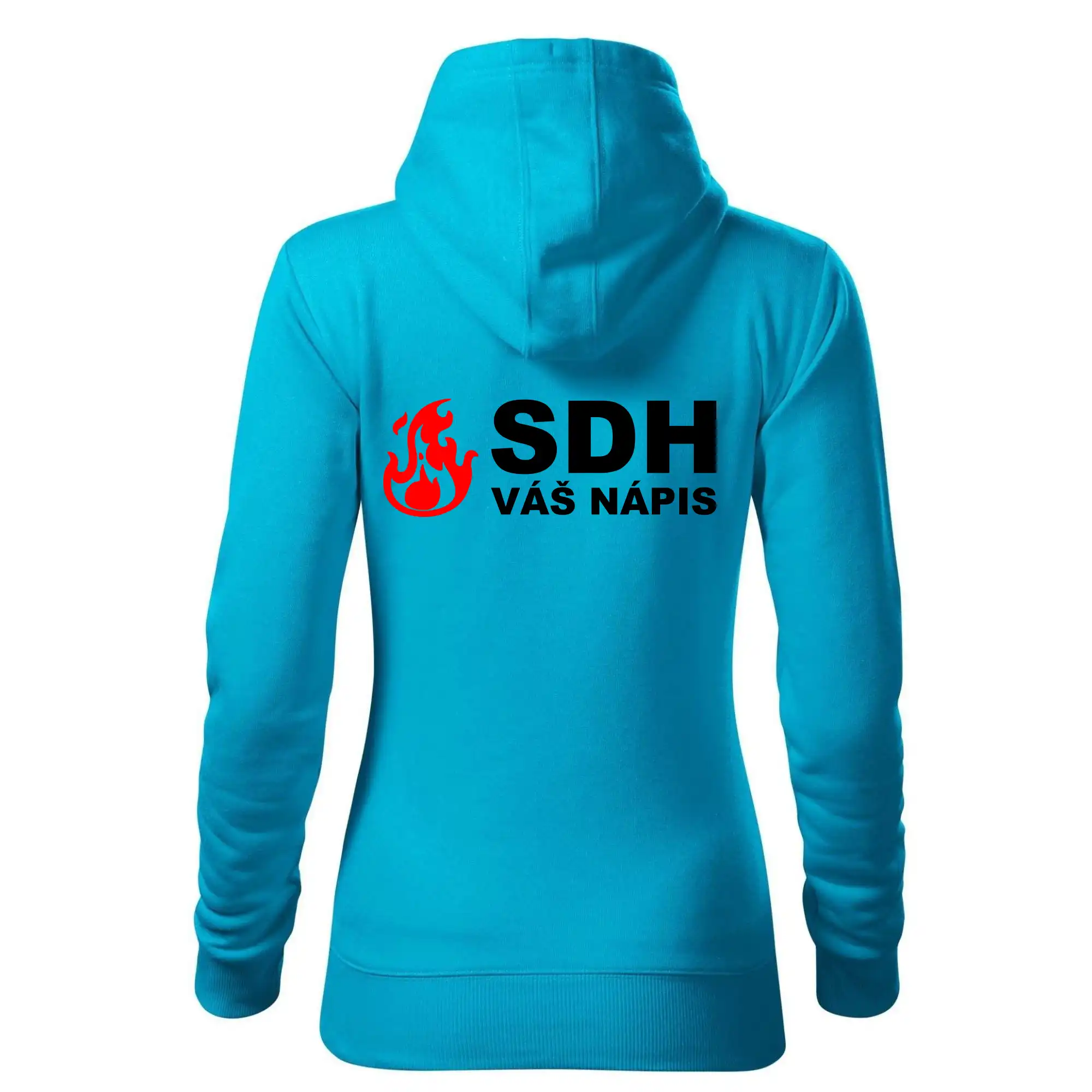 SDH nápis (oheň, firesport, název sboru - vlastní nápis)
