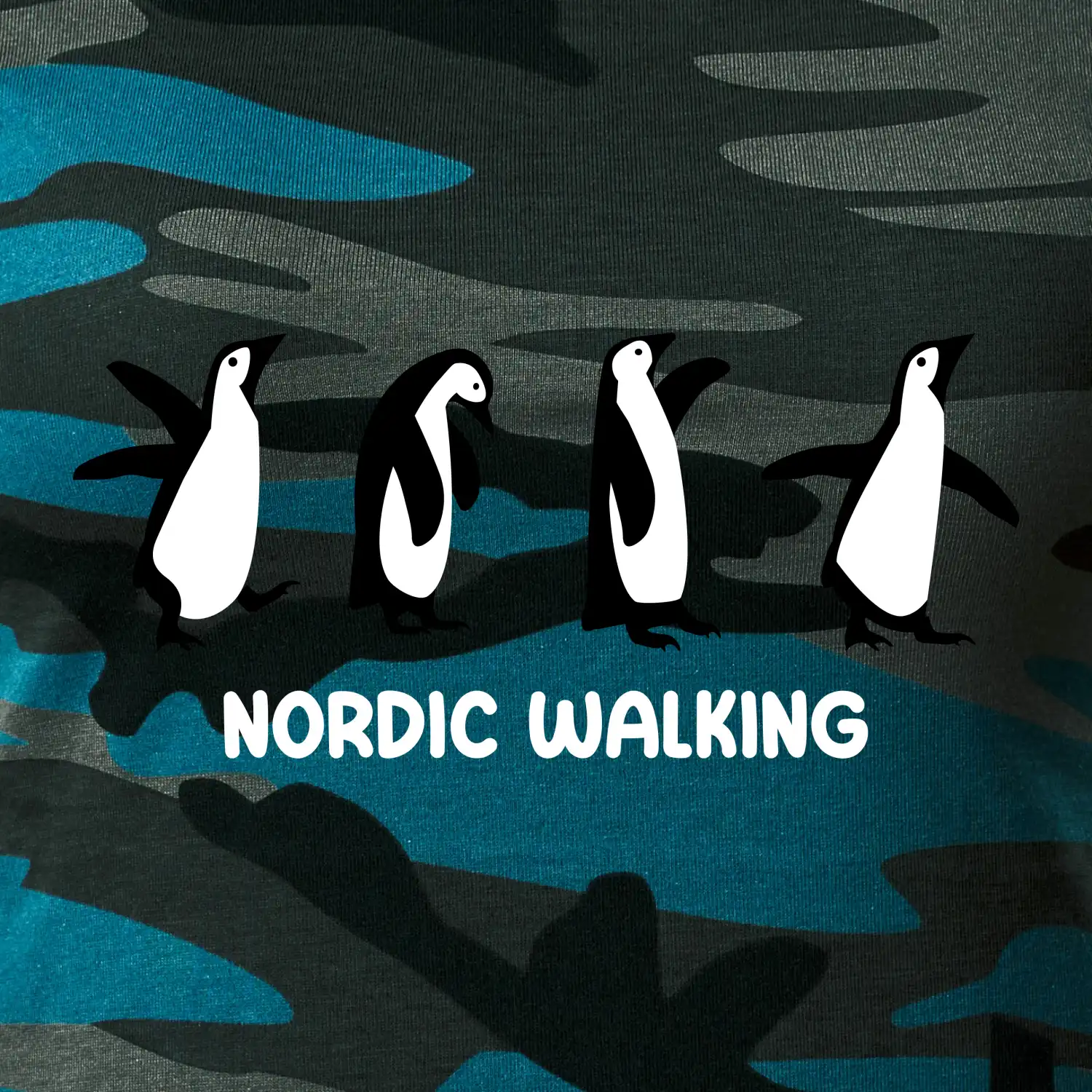 Nordic walking tučňáci - kreslení