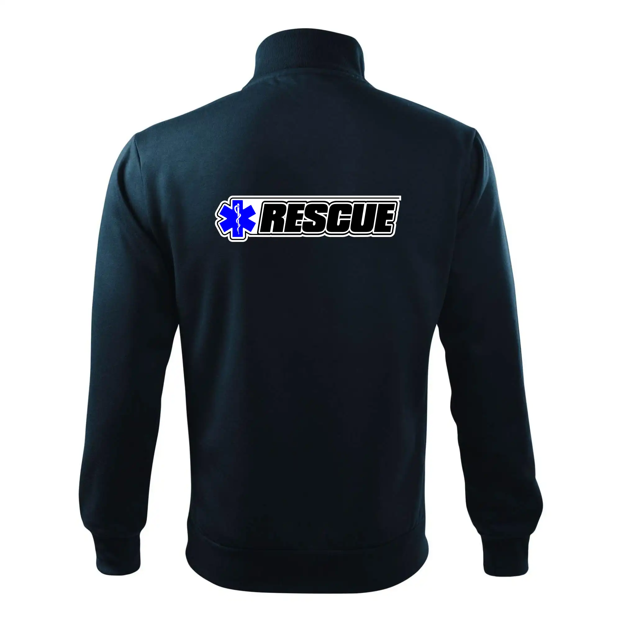 Záchranář rescue kříž modrý