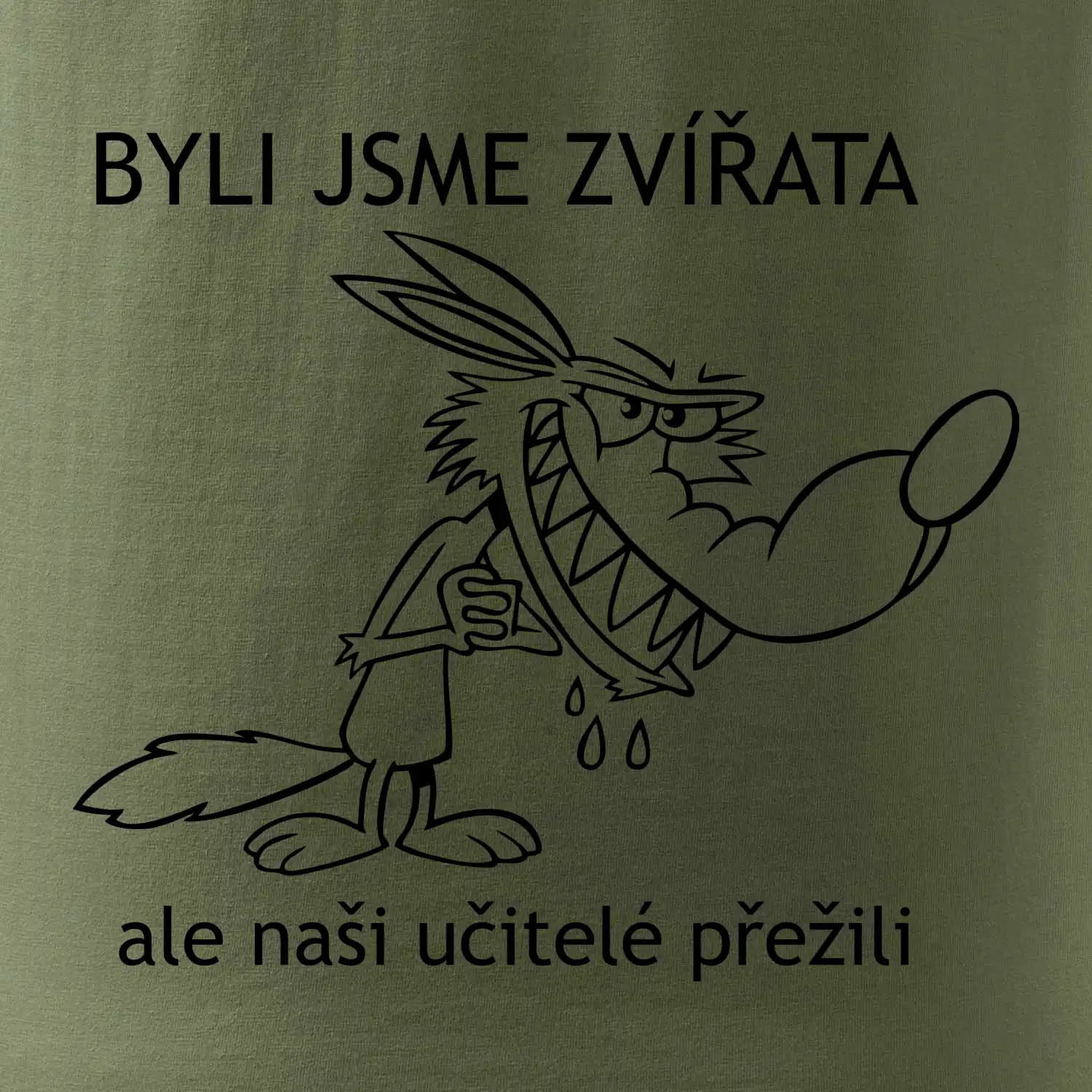 Školní triko - Zvířata
