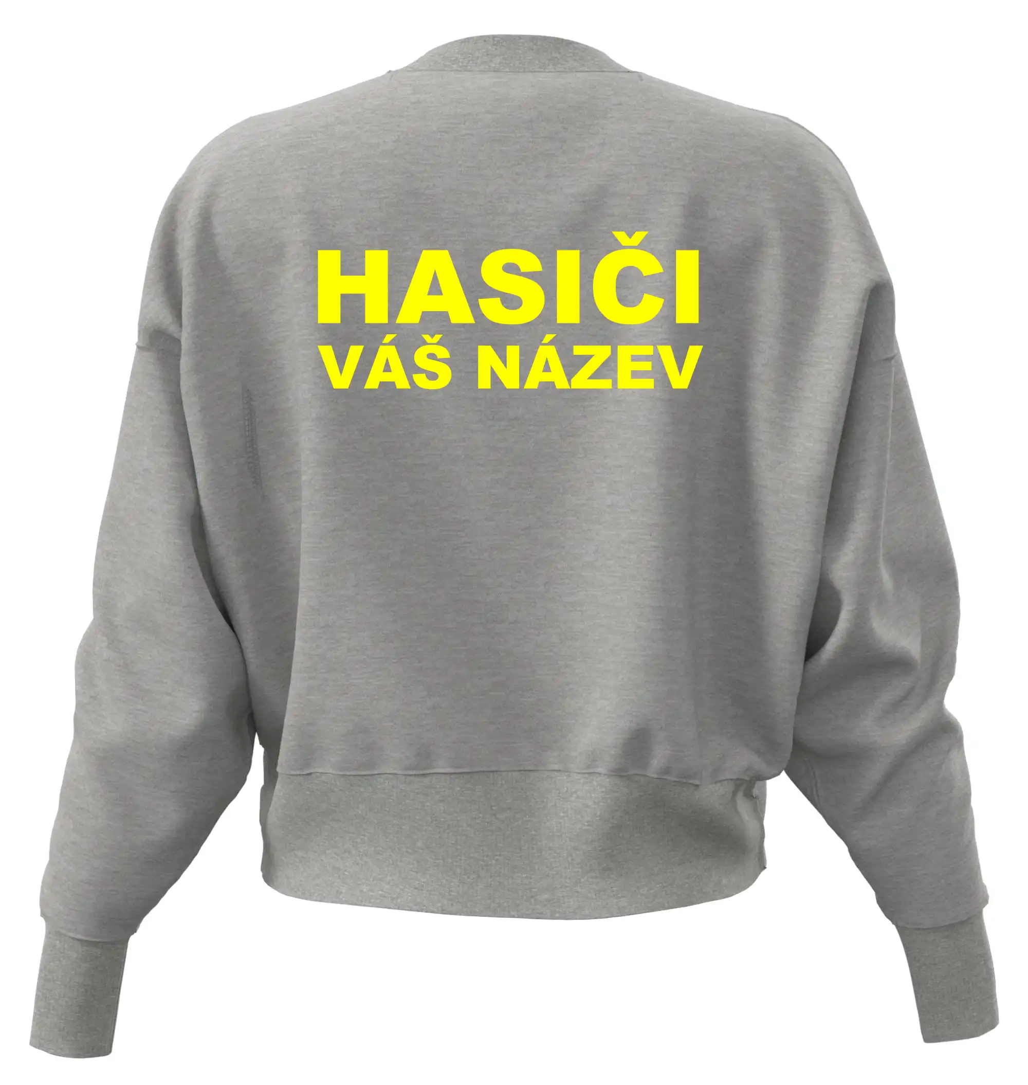Hasiči - žlutý nápis - váš název sboru