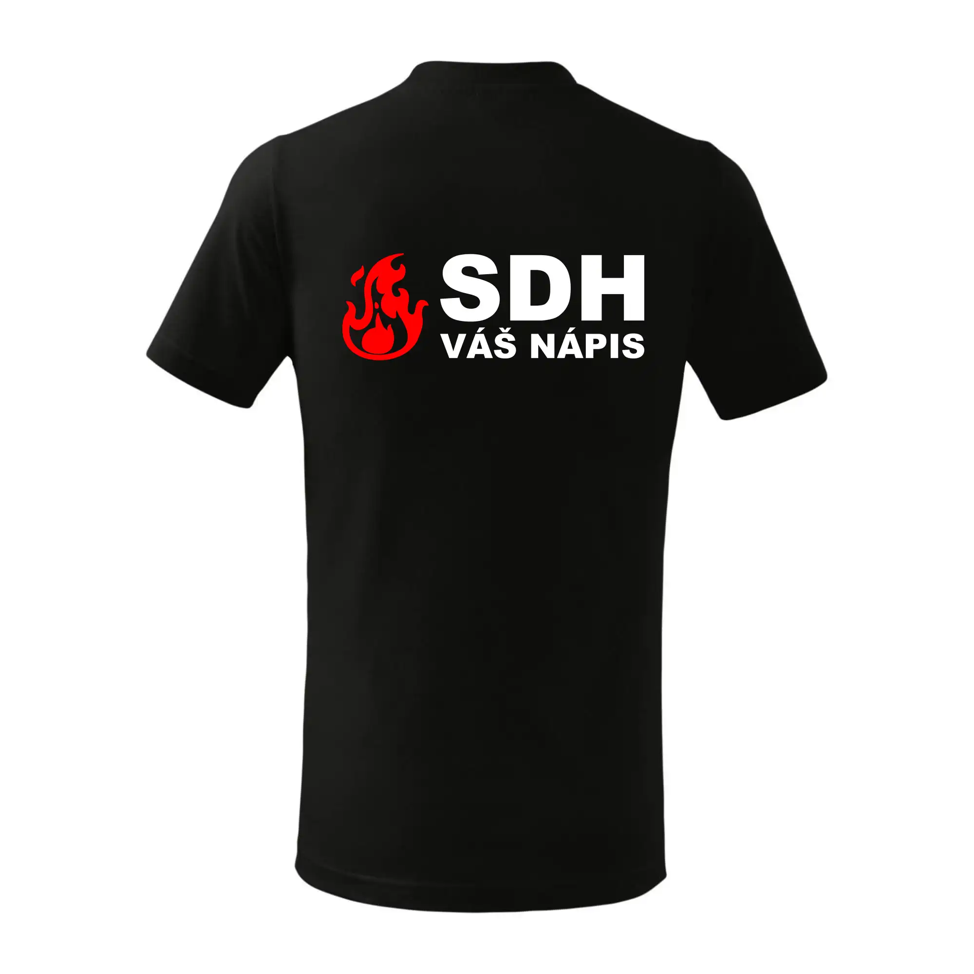 SDH nápis (oheň, firesport, název sboru - vlastní nápis)