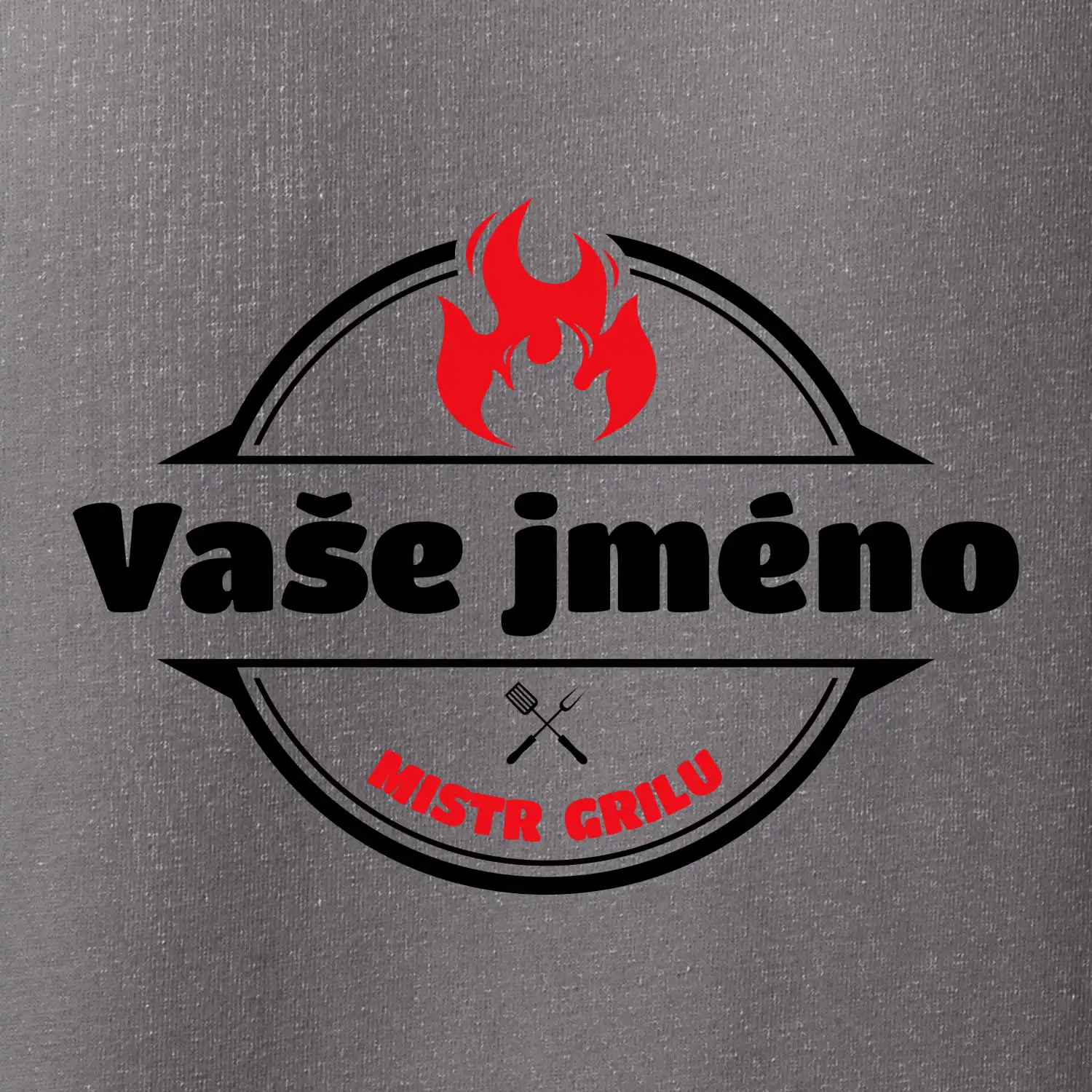 Mistr grilu erb - vlastní jméno
