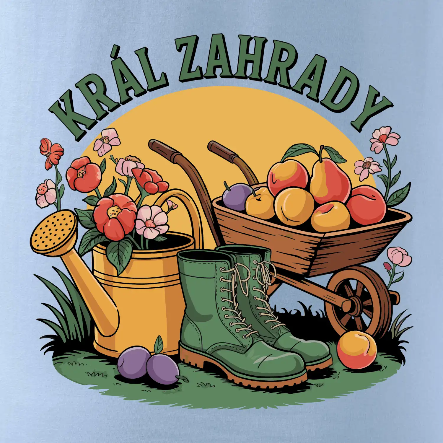 Král zahrady - boty
