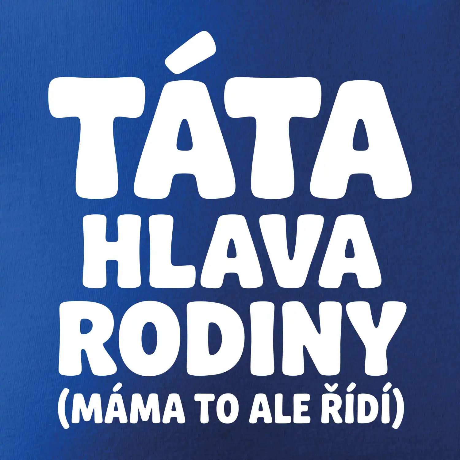Táta - hlava rodiny  (máma to,  ale řídí)