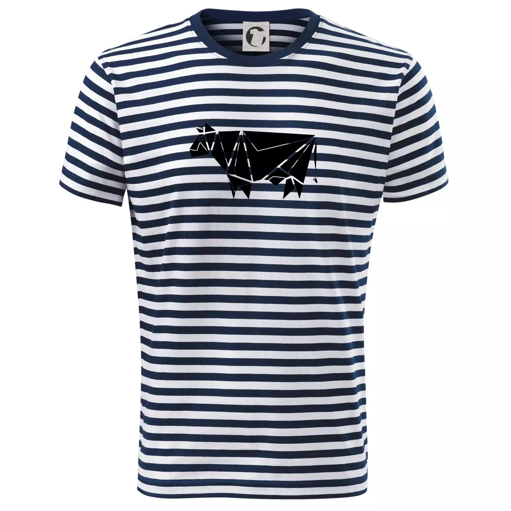 Origami kráva z boku