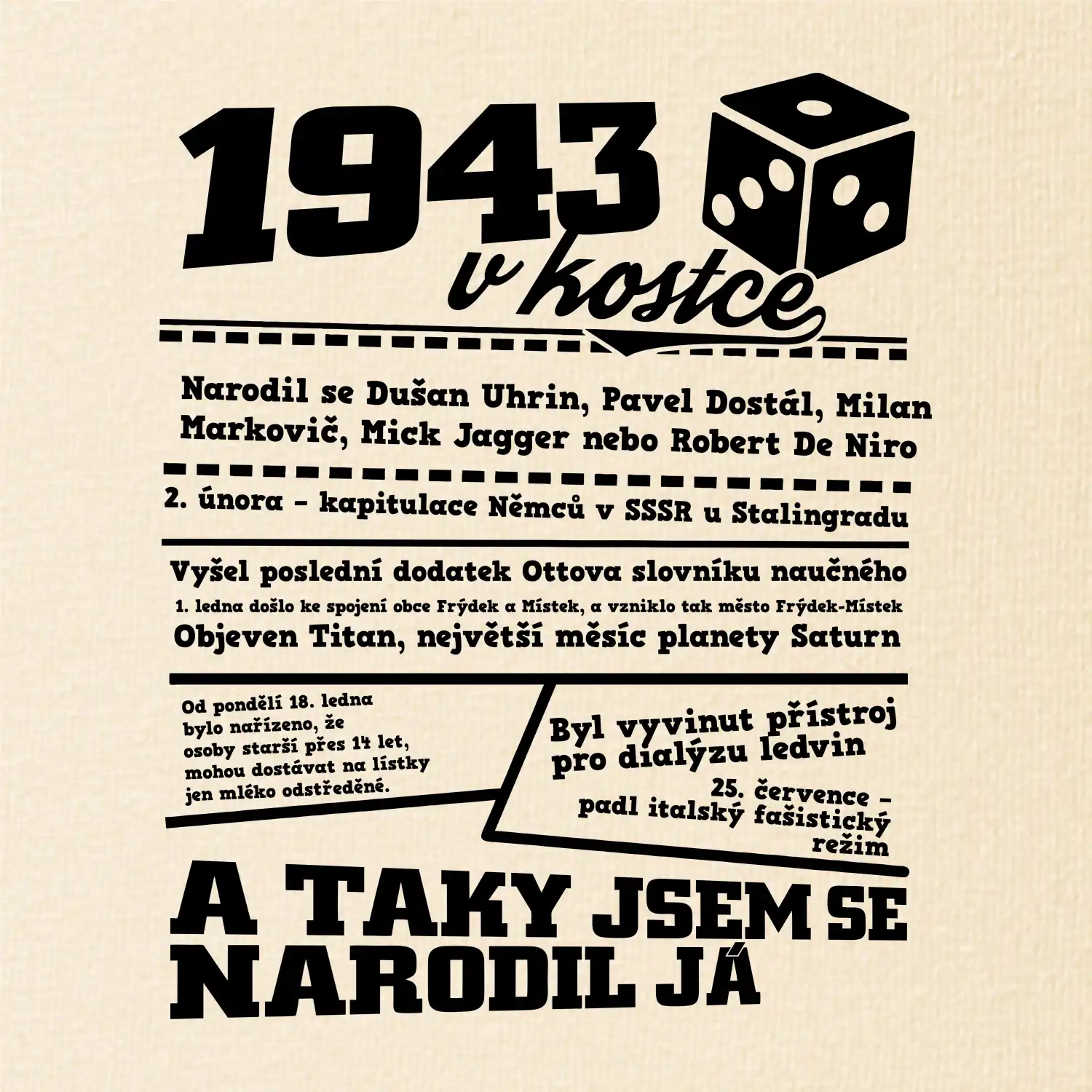 1943 v kostce