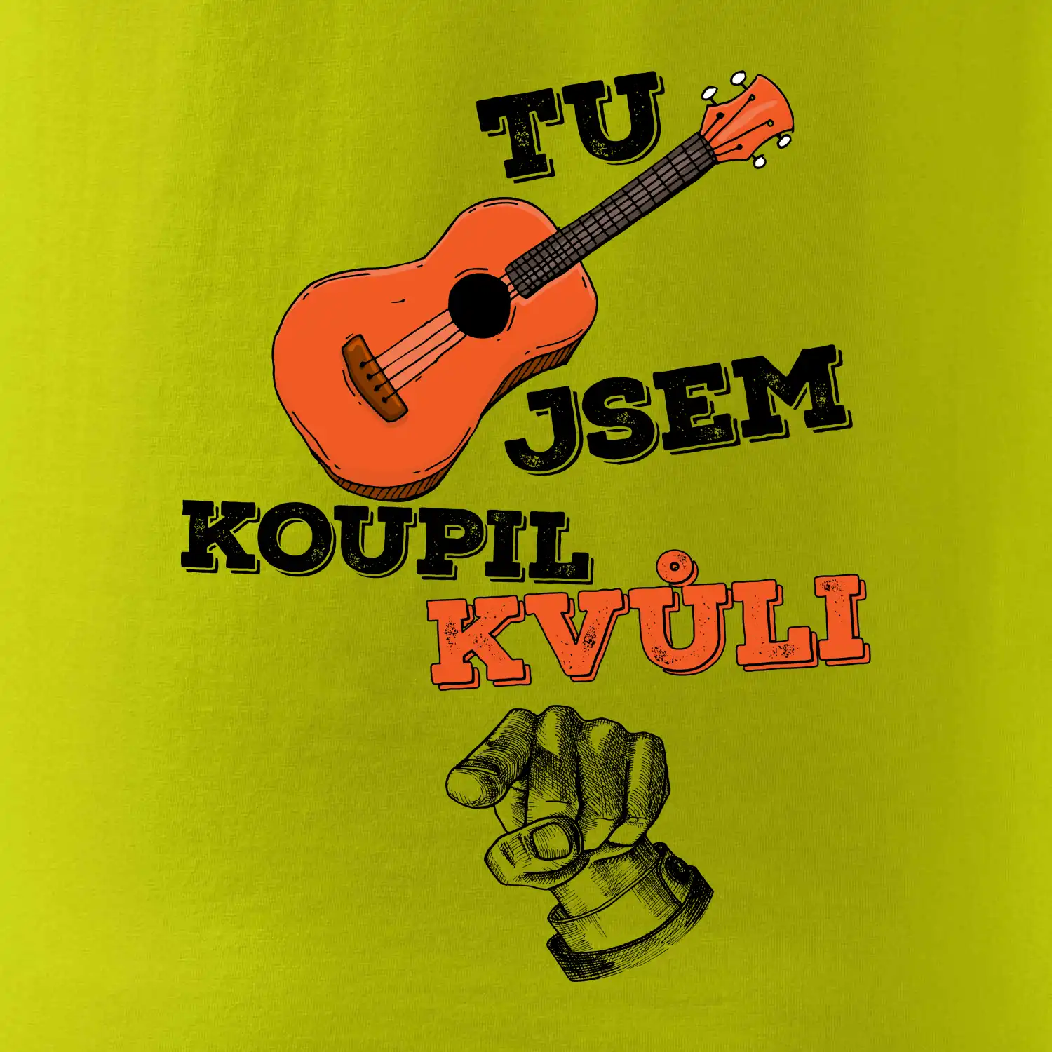 Tu kytaru jsem koupil kvůli tobě