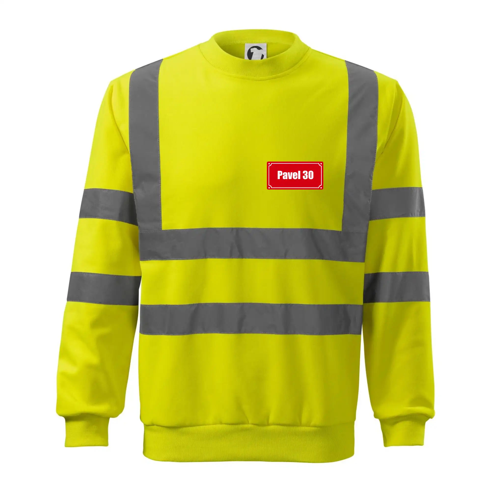 Jméno a věk - uliční cedule - červená