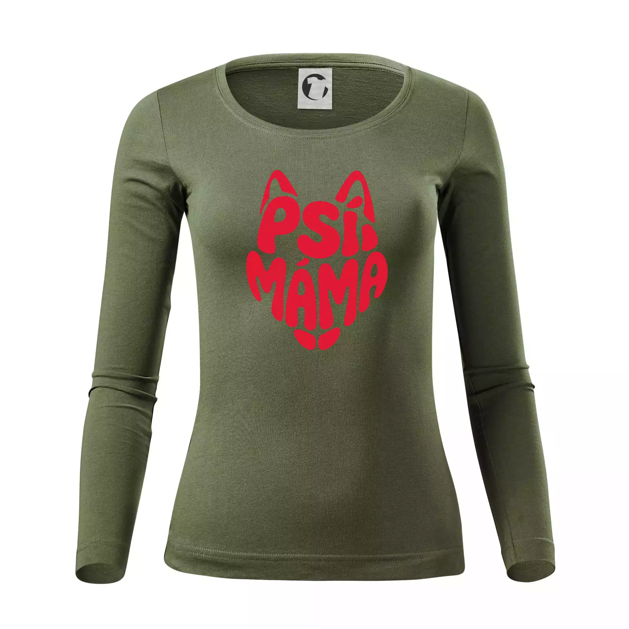 Psí máma nápis v hlavě