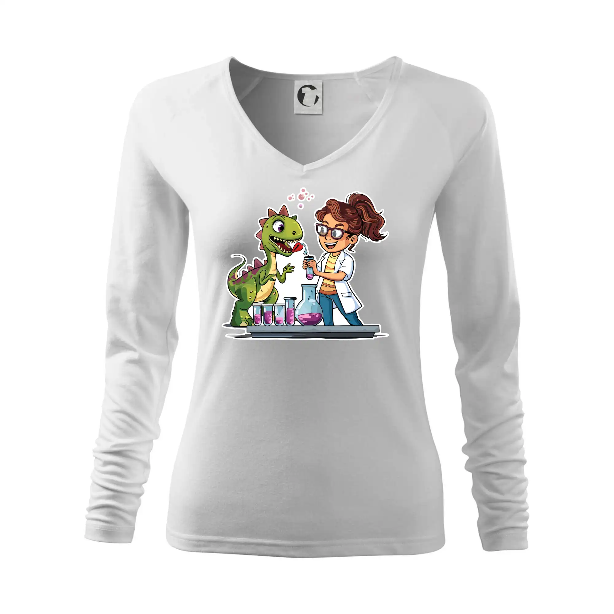 Chemik a dinosaurus - Holka