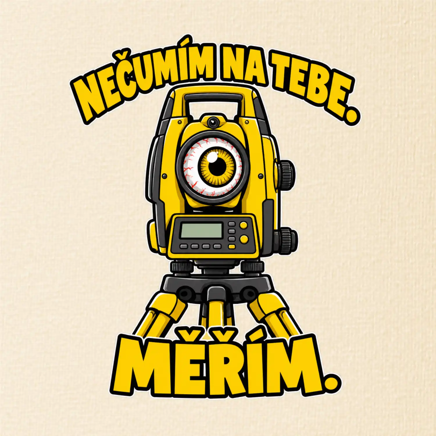 Geodet nečumím na tebe měřím