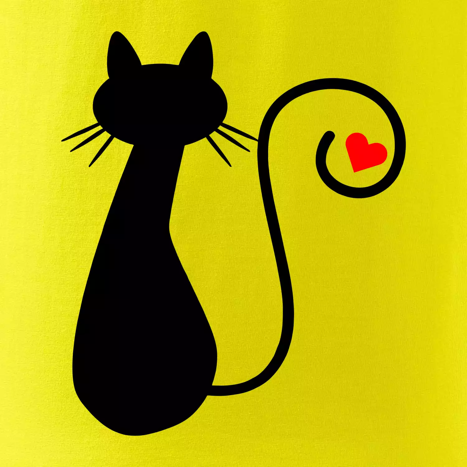 Zamilovaná kočka ocásek