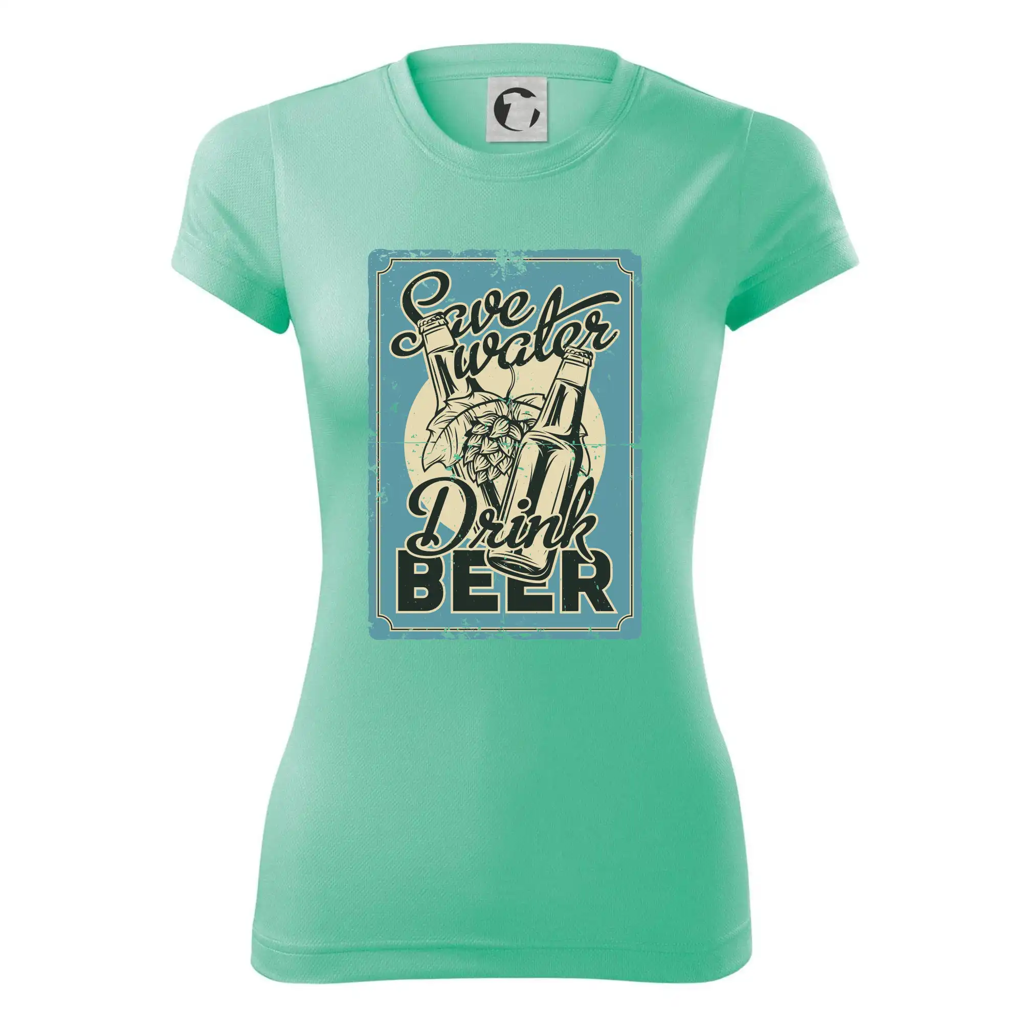 Save water drink beer poster