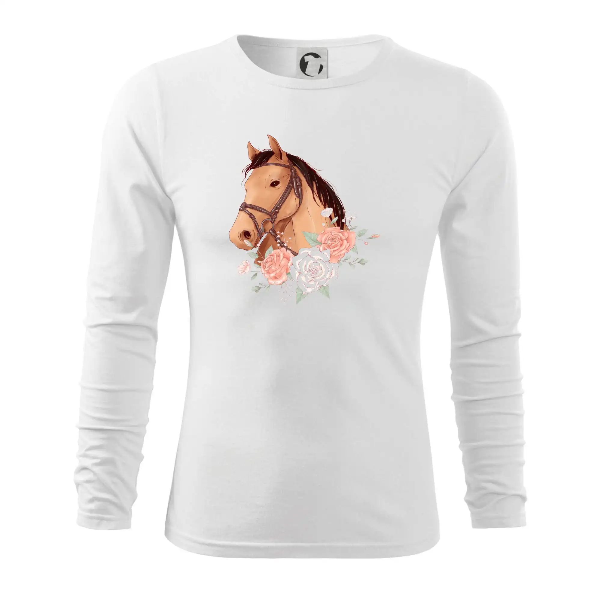 Hlava koně a růže