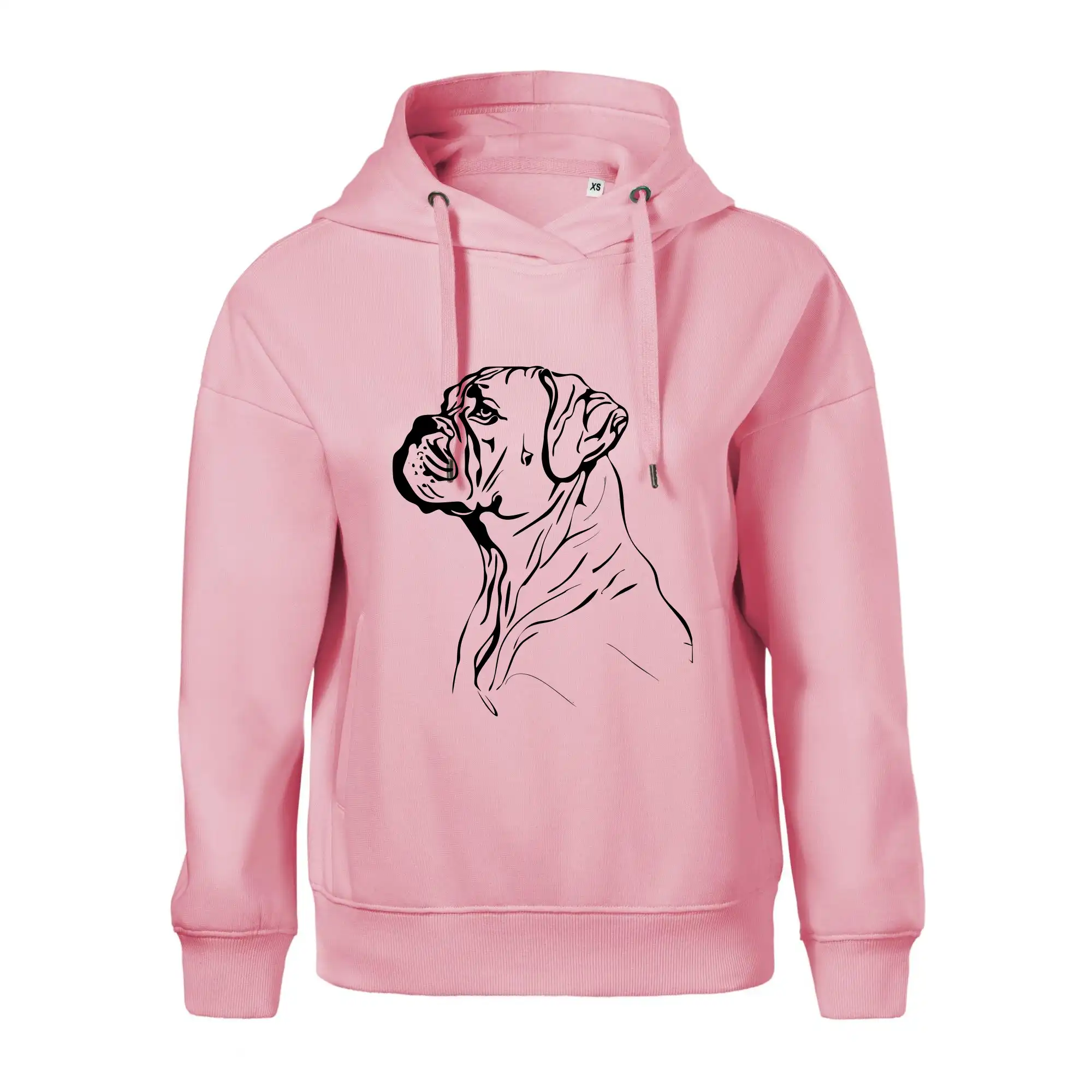 Boxer černá kresba