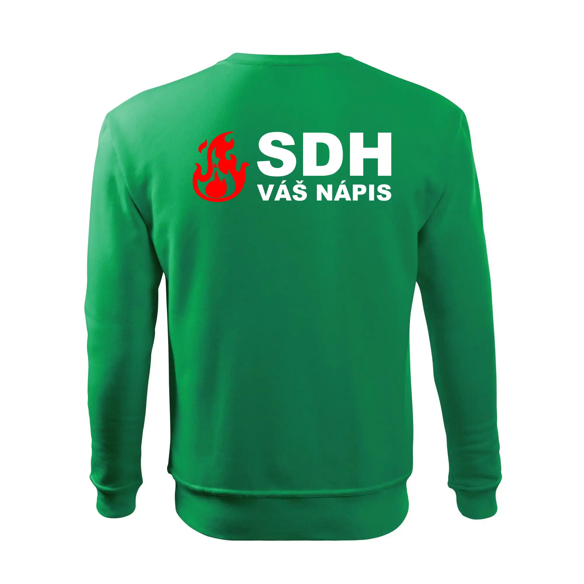 SDH nápis (oheň, název sboru - vlastní nápis)