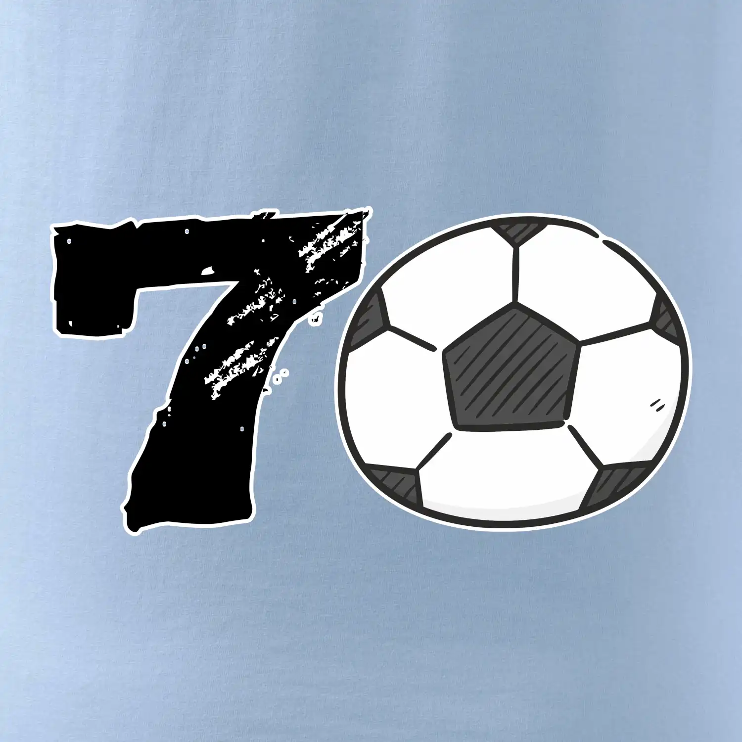 Fotbal kulaté narozeniny 70