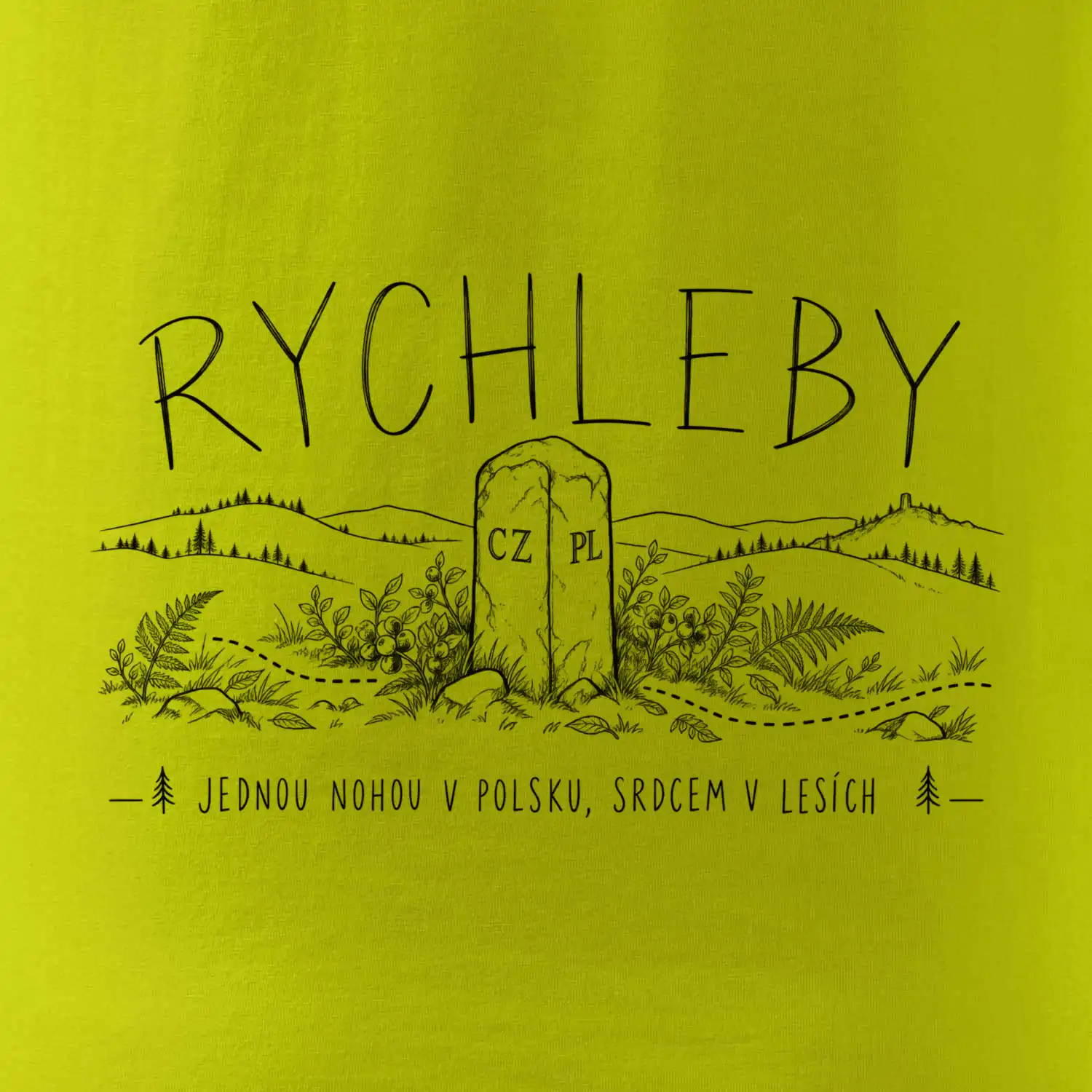 Rychleby jednou nohou v Polsku srdcem v lesích