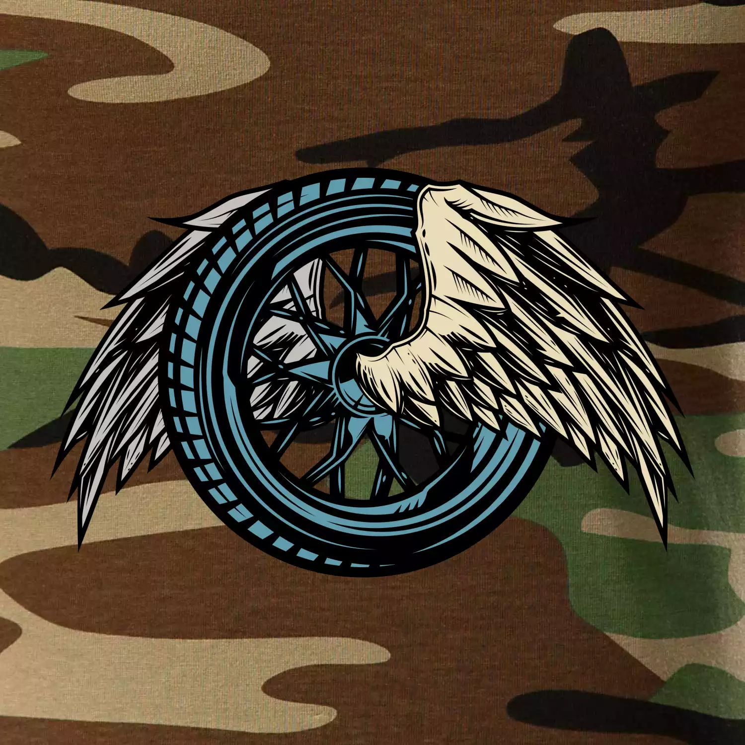 Moto kolo s křídly