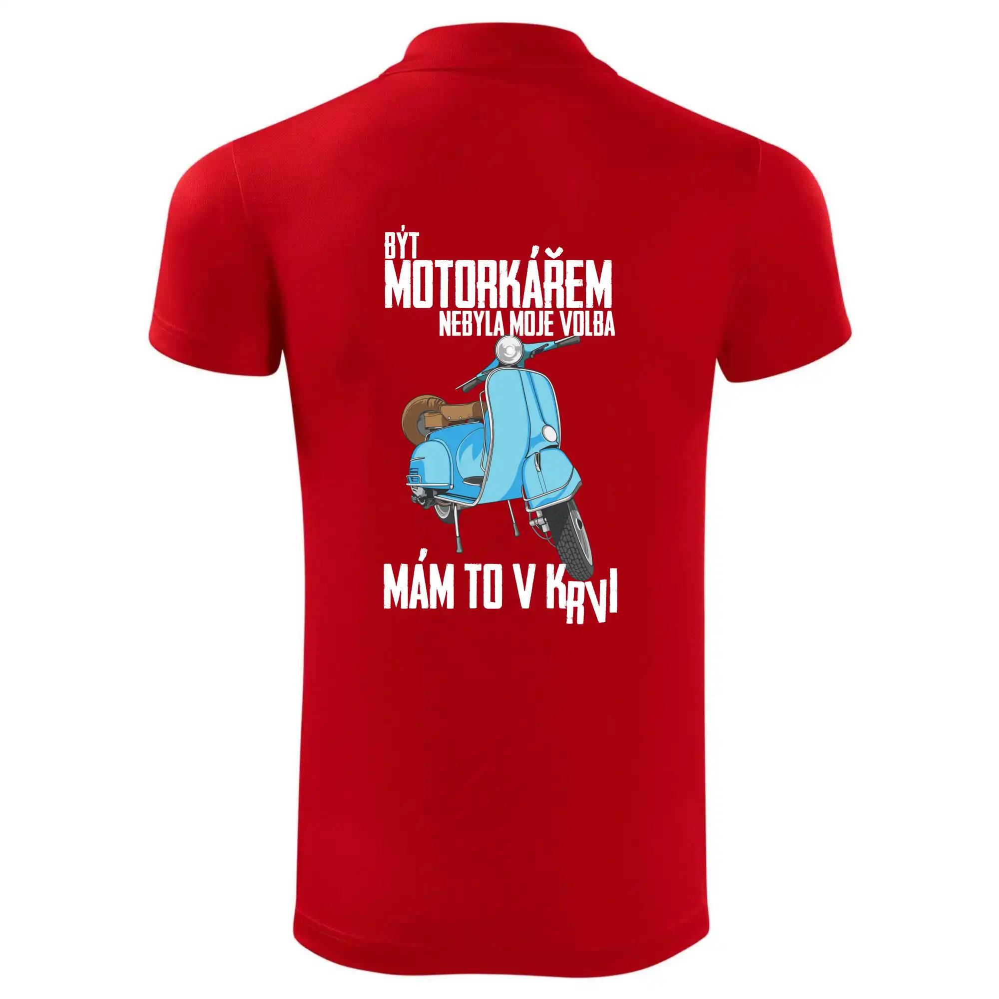 Být motorkářem nebyla moje volba skútr