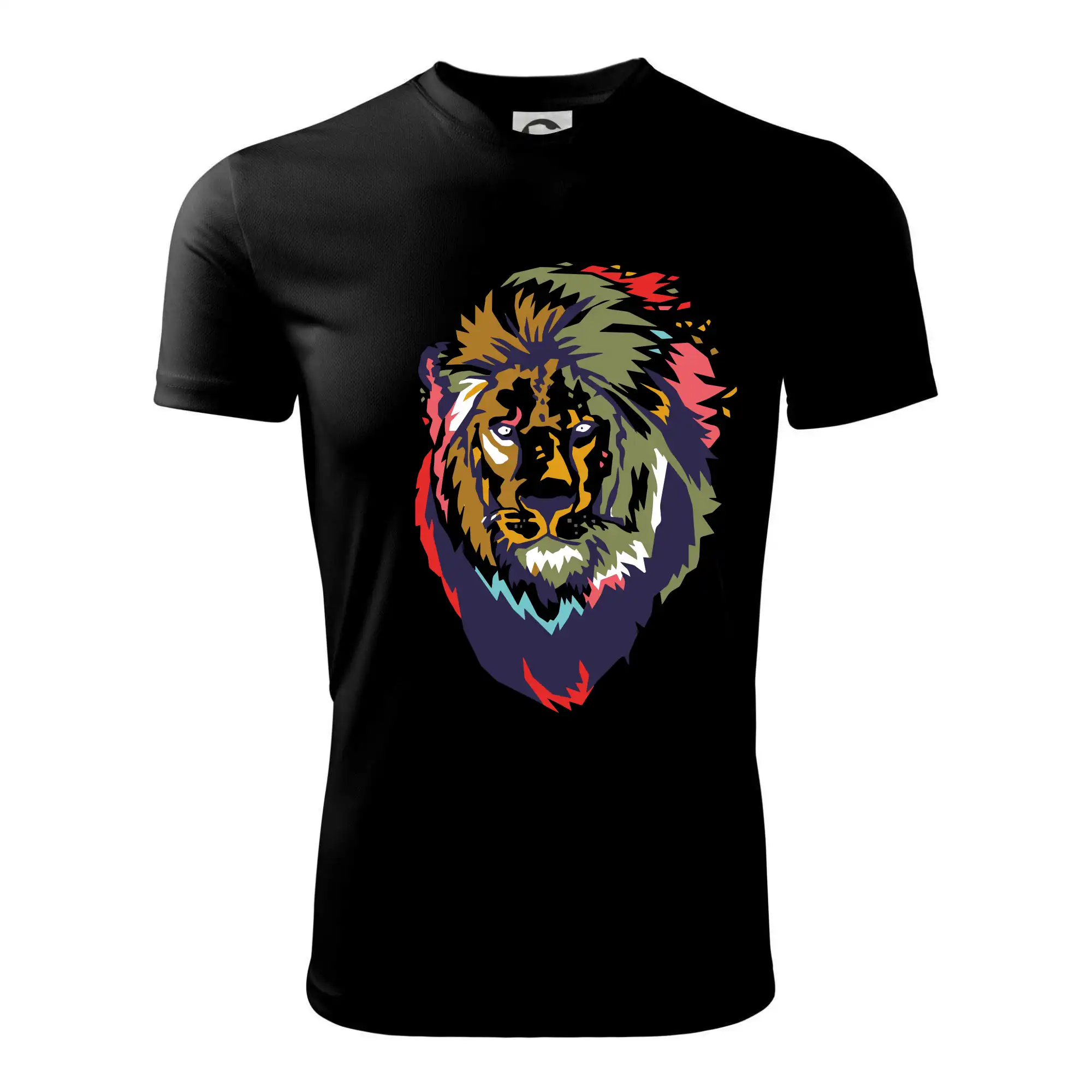 Hlava lva kreslená jednoduchá