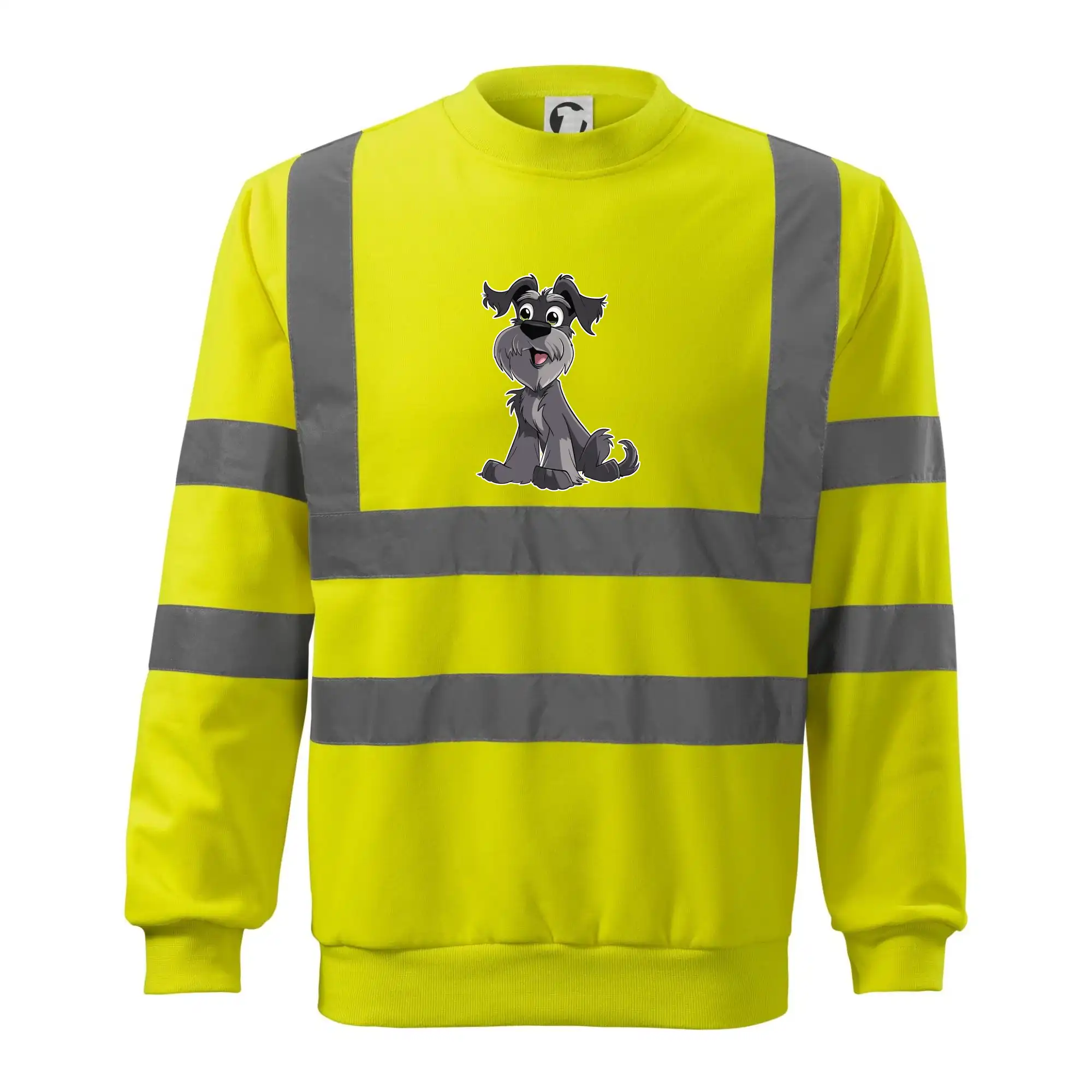 Knírač kreslený sedící